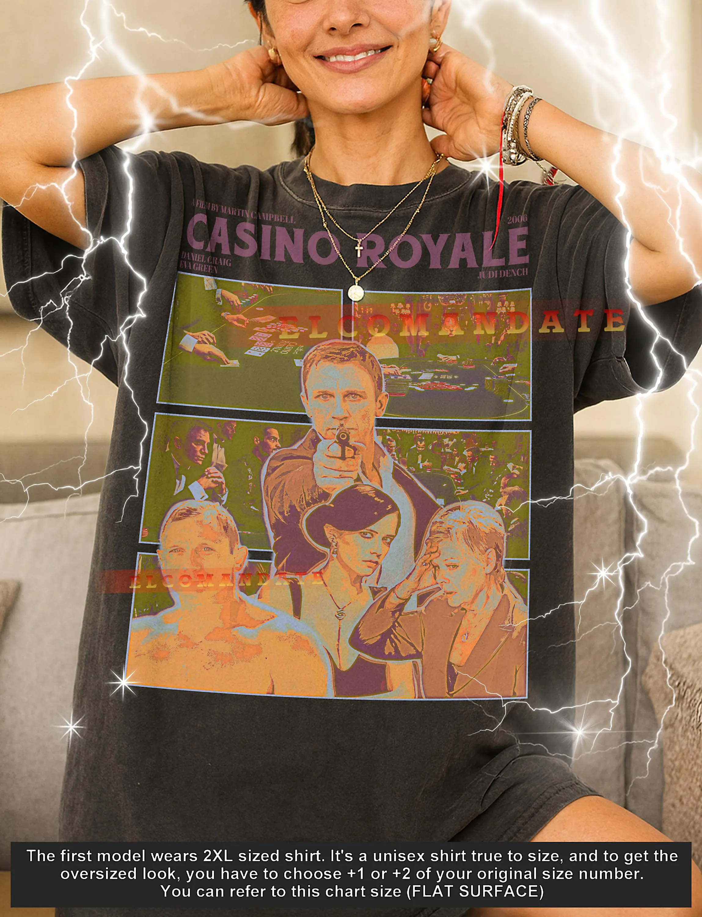 Casino Royale Bootleg Shirt, Casino Royale Vintage Tee, Casino Royale 90s Tshirt, Casino Royale Retro Tee, Spy Agent Classic