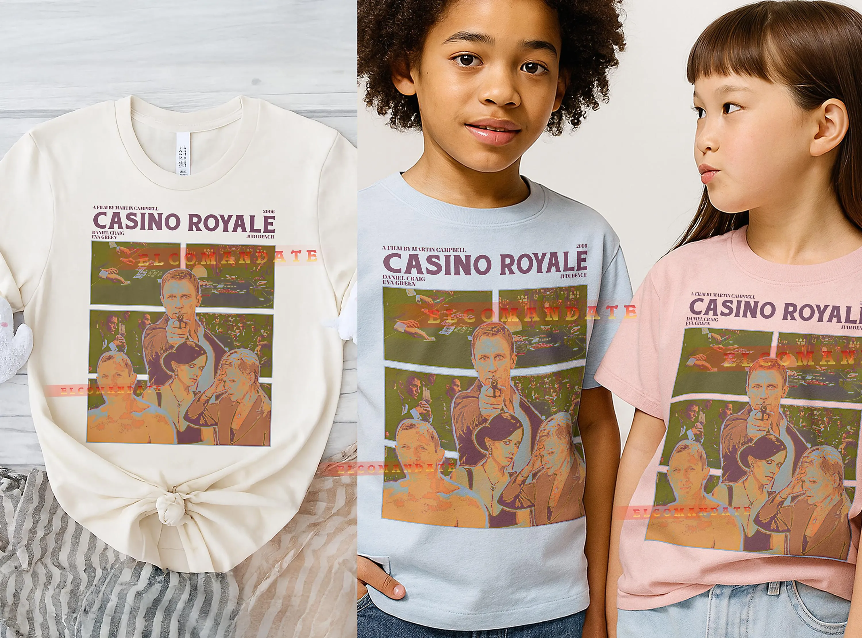 Casino Royale Bootleg Shirt, Casino Royale Vintage Tee, Casino Royale 90s Tshirt, Casino Royale Retro Tee, Spy Agent Classic - image 4