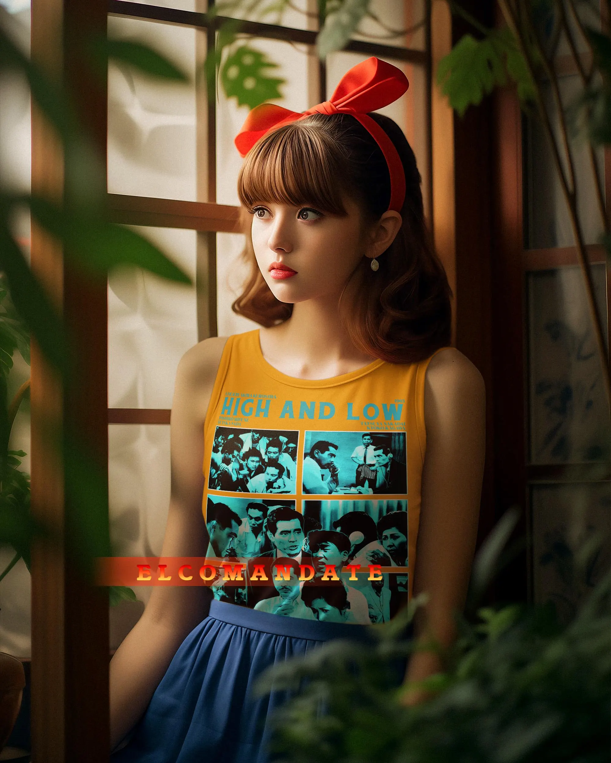HIGH AND LOW Shirt, High and Low Vintage Shirt, High and Low Retro Tshirt, Kurosawa Bootleg Tee, Japanese Cinema Shirt - image 2