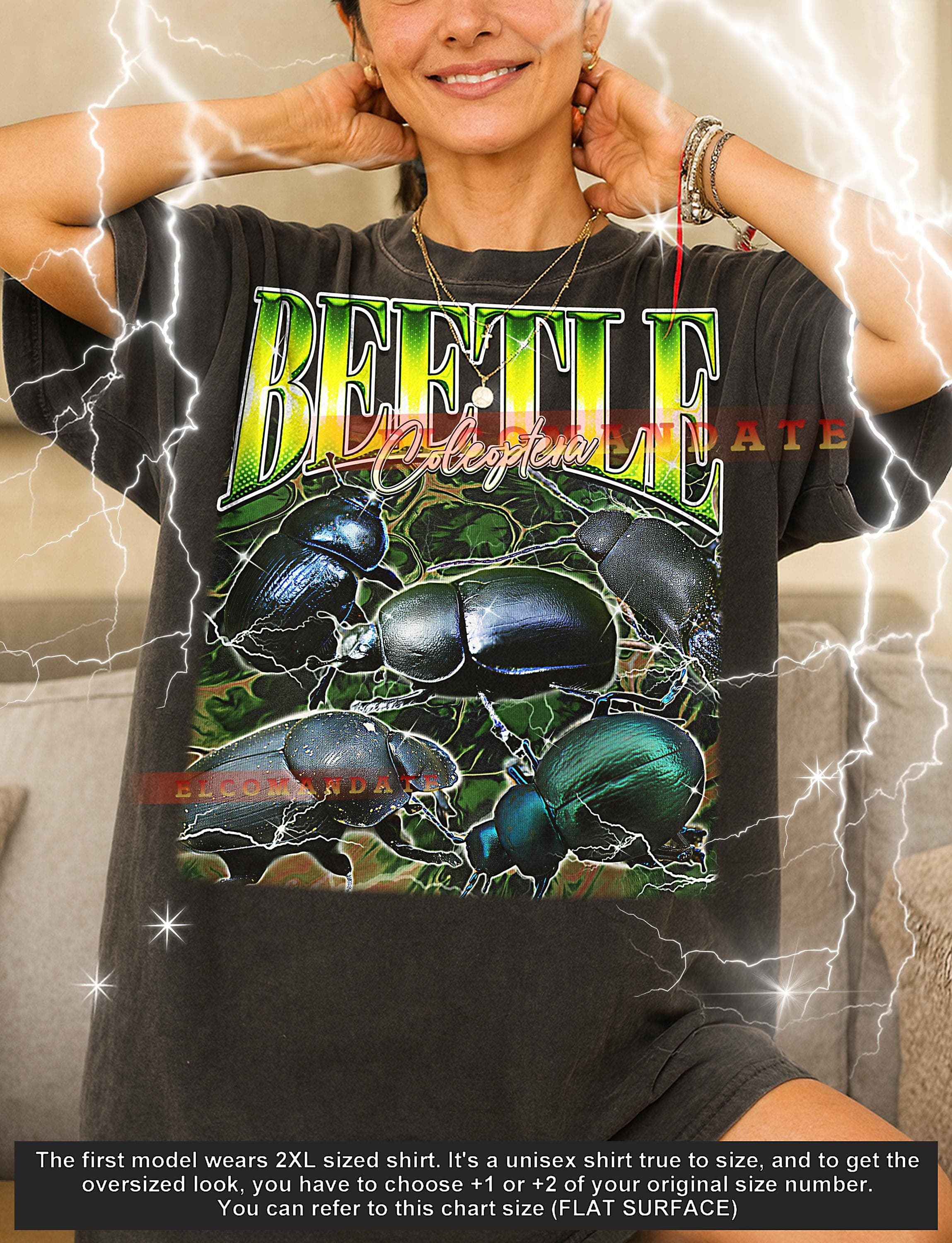 Beetle Coleoptera T-Shirt, Vintage Animal Lovers Insect Bug Nature Science Tee, 90s Retro Throwback, Beetle Coleoptera Sweater