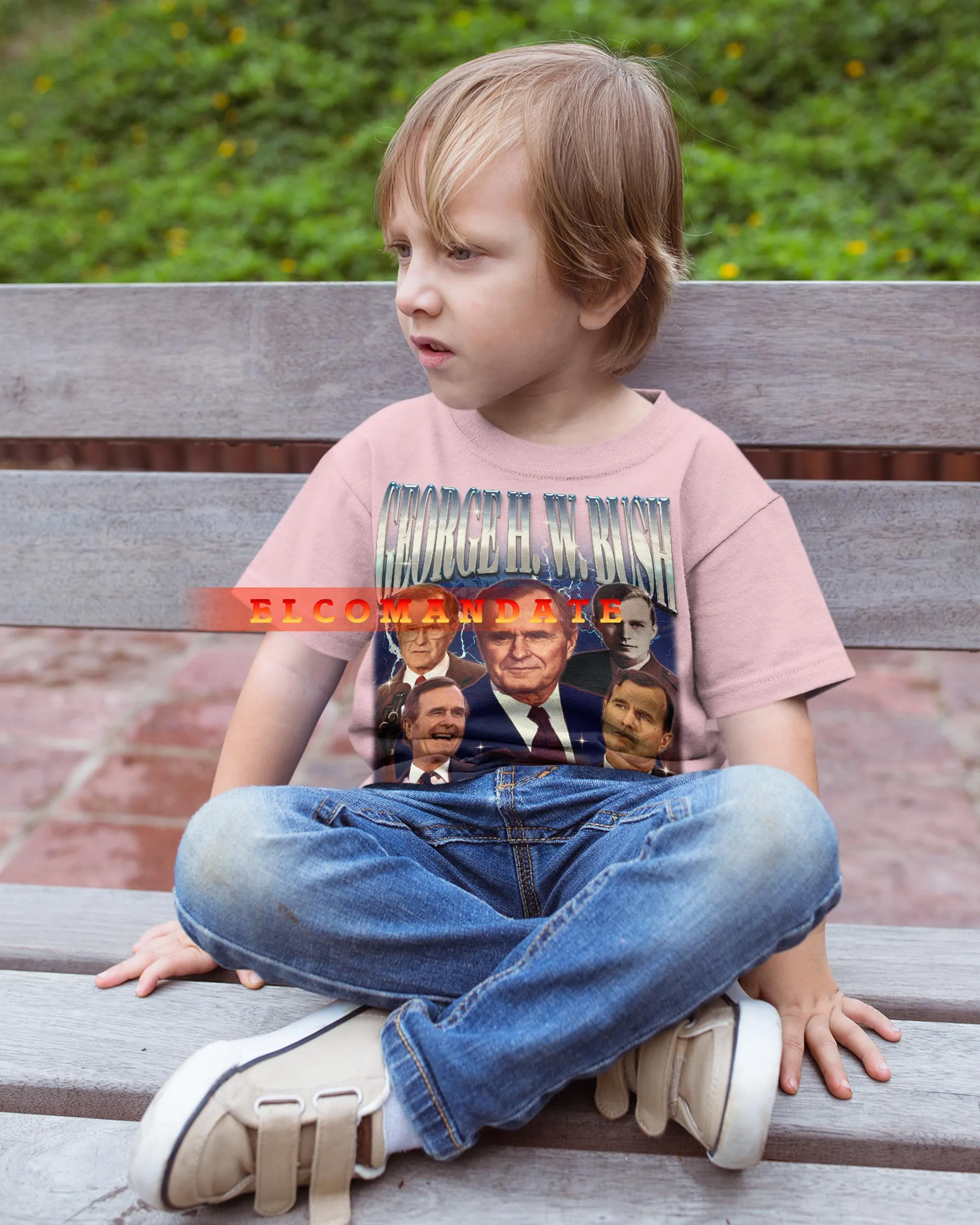 GEORGE H.W. BUSH Shirt, Vote George H.W. Bush Vintage Shirt, George H.W. Bush Retro 90s Tshirt, George H.W. Bush Bootleg Tee - image 3