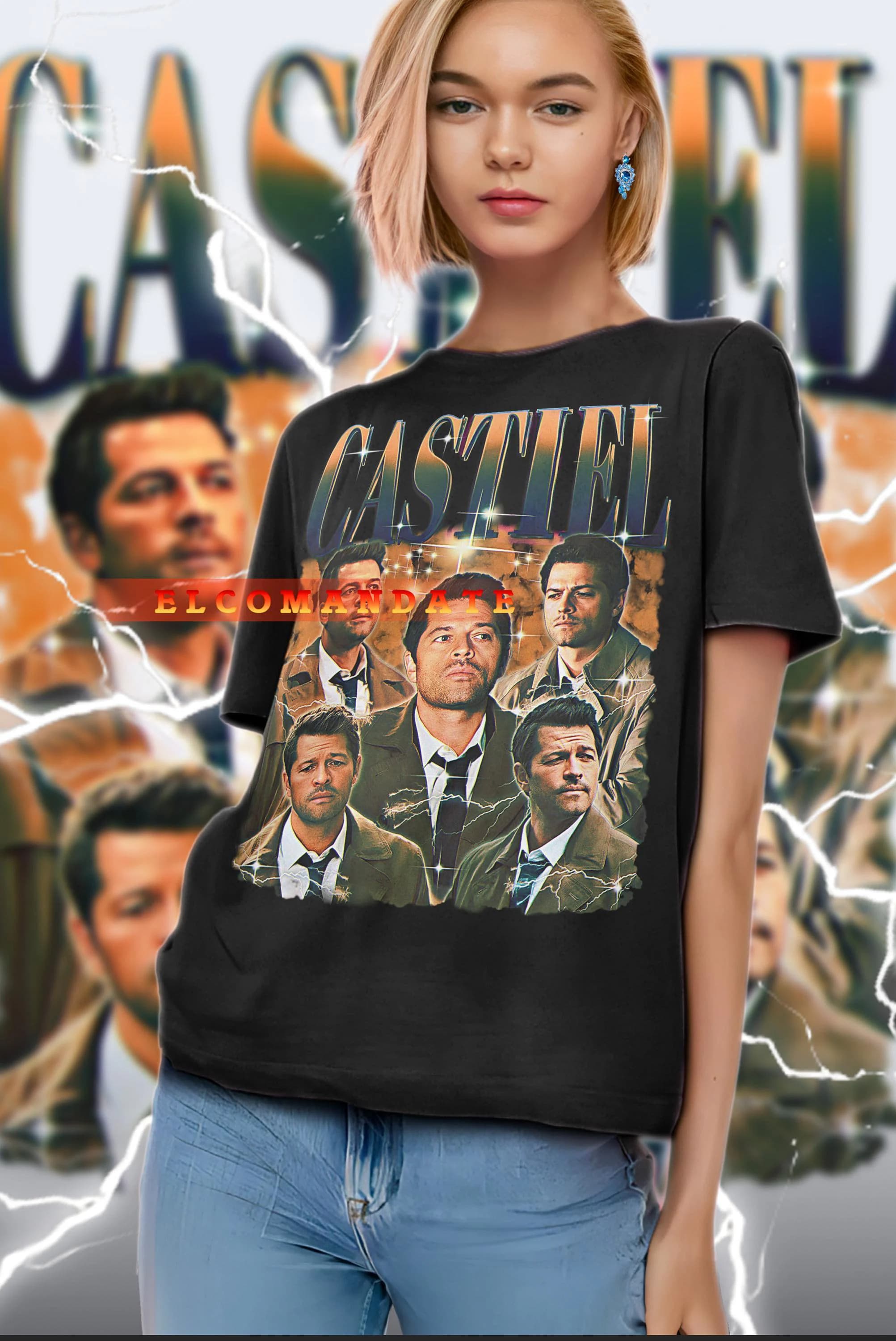 CASTIEL Shirt, Castiel Vintage Shirt, Castiel Retro 90s Tshirt, Castiel Bootleg Tee, Castiel Sweater, Misha Collins Shirt