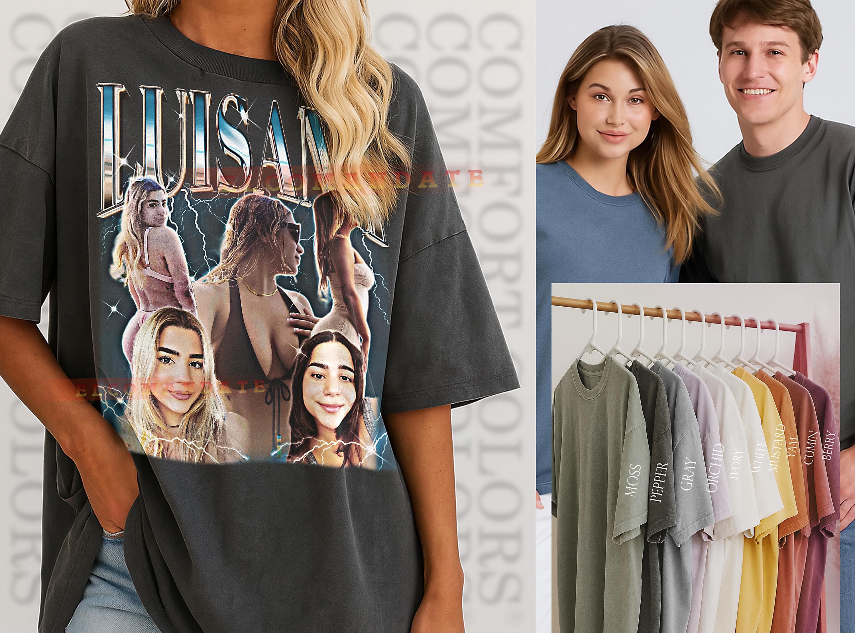 Custom Personalized Shirt, Custom 90s Bootleg, Custom Retro Style Shirt, Custom Unique Tee, Custom GF Shirt, Custom Vintage Gift - image 3