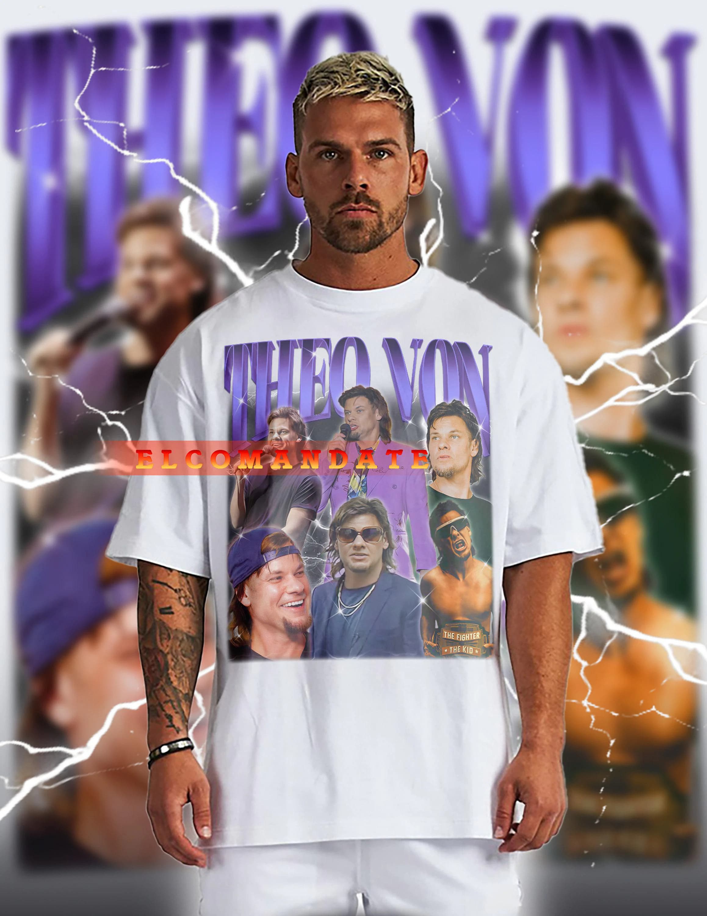 THEO VON Vintage Shirt, Theo Von Homage Tshirt, Theo Von Fan Tees, Theo Von Retro 90s Sweater, Theo Von Merch Gift, This Past Weekend - image 3
