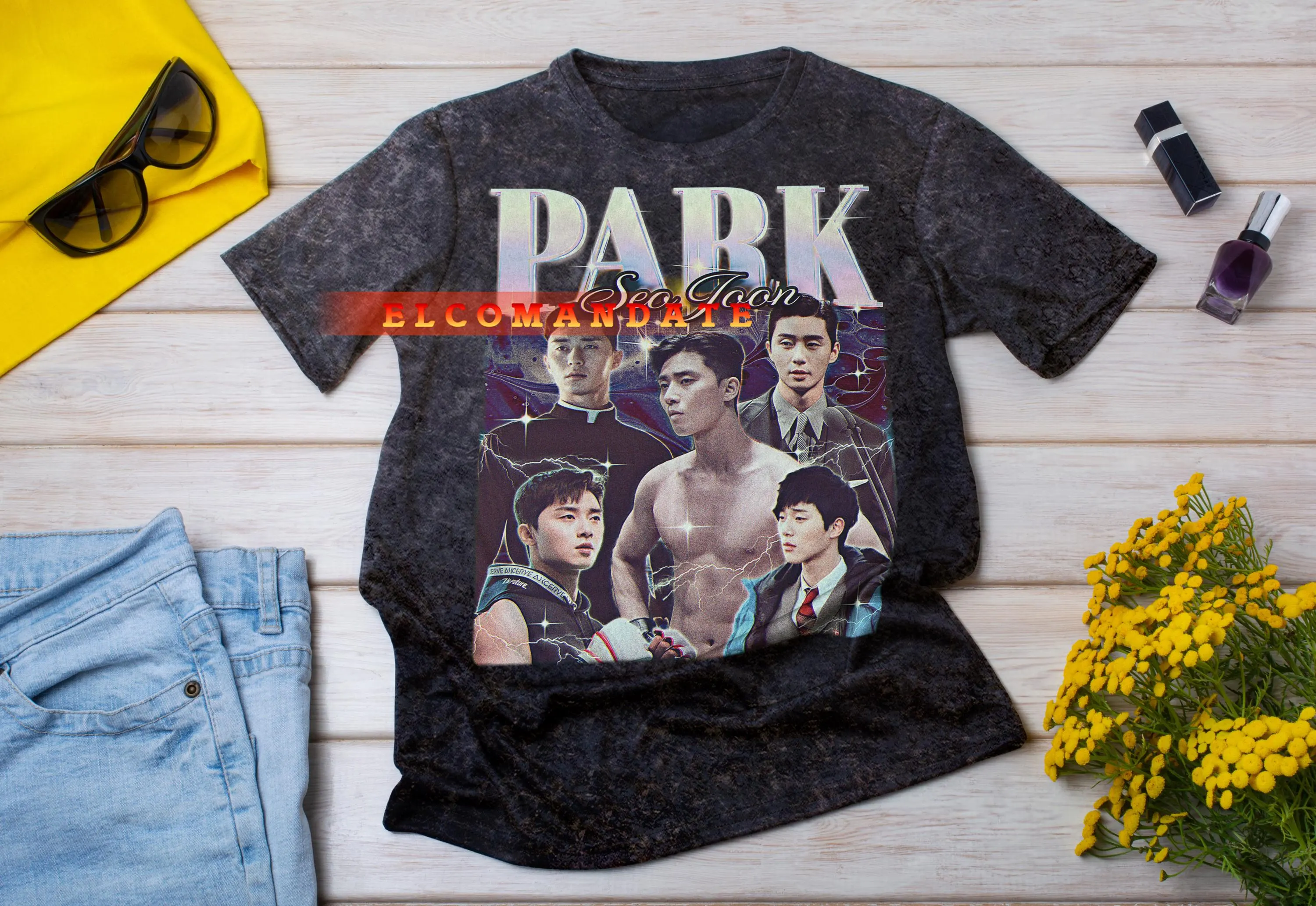 PARK SEO JOON Shirt, Park Seo Joon Vintage Shirt, Park Seo Joon Retro 90s Tshirt, Park Seo Joon Bootleg Tee, Park Seo Joon Sweater - image 4