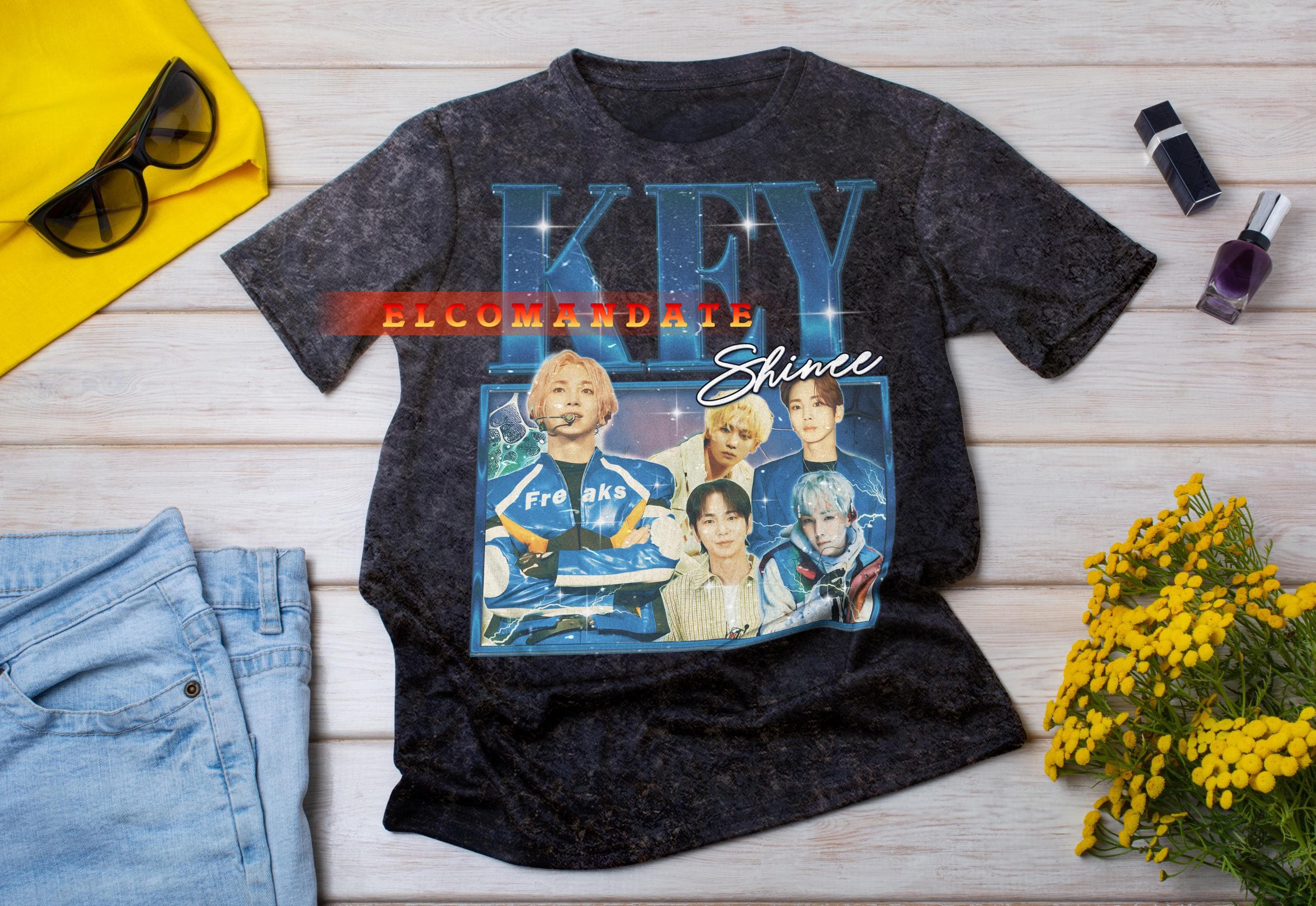 KEY SHINee Shirt, Key Vintage Shirt, Key Retro 90s Tshirt, Key Bootleg Tee, Key Sweater, SHINee Member - image 4