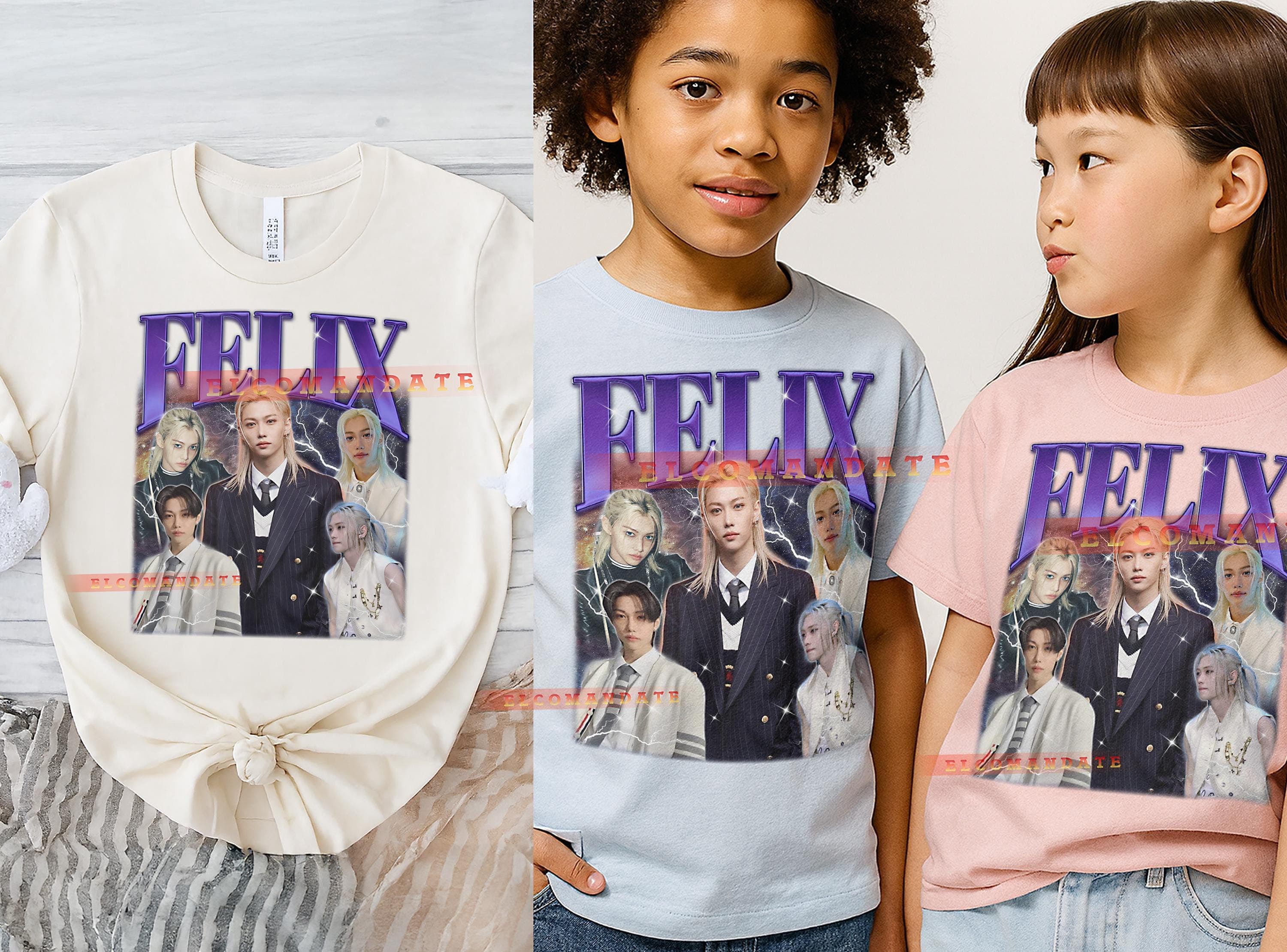 Felix Bootleg Shirt, Felix Vintage Tee, Felix 90s Tshirt, Felix Retro Tee, Felix Streetwear Throwback, Korean, Star, Artist - image 4