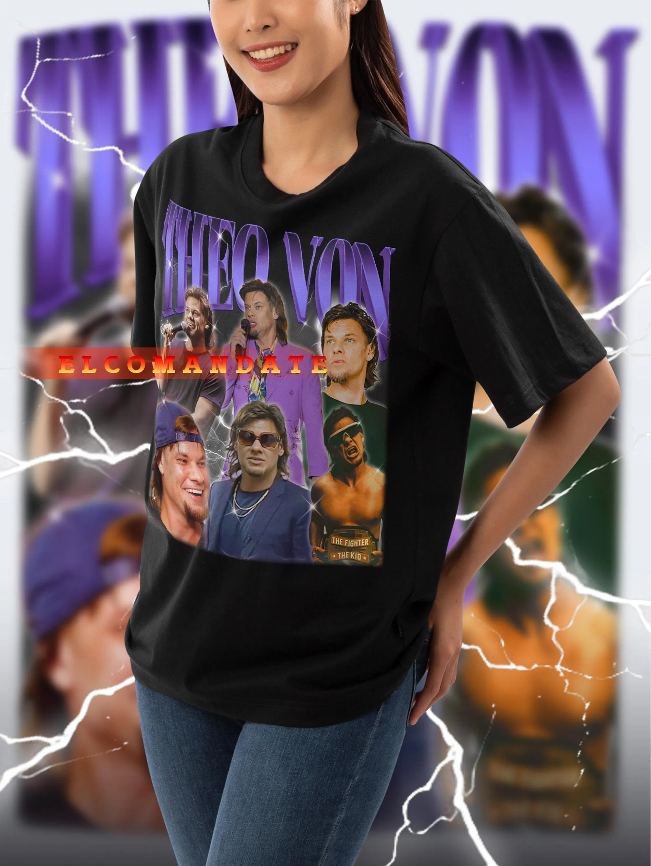 THEO VON Vintage Shirt, Theo Von Homage Tshirt, Theo Von Fan Tees, Theo Von Retro 90s Sweater, Theo Von Merch Gift, This Past Weekend - image 5