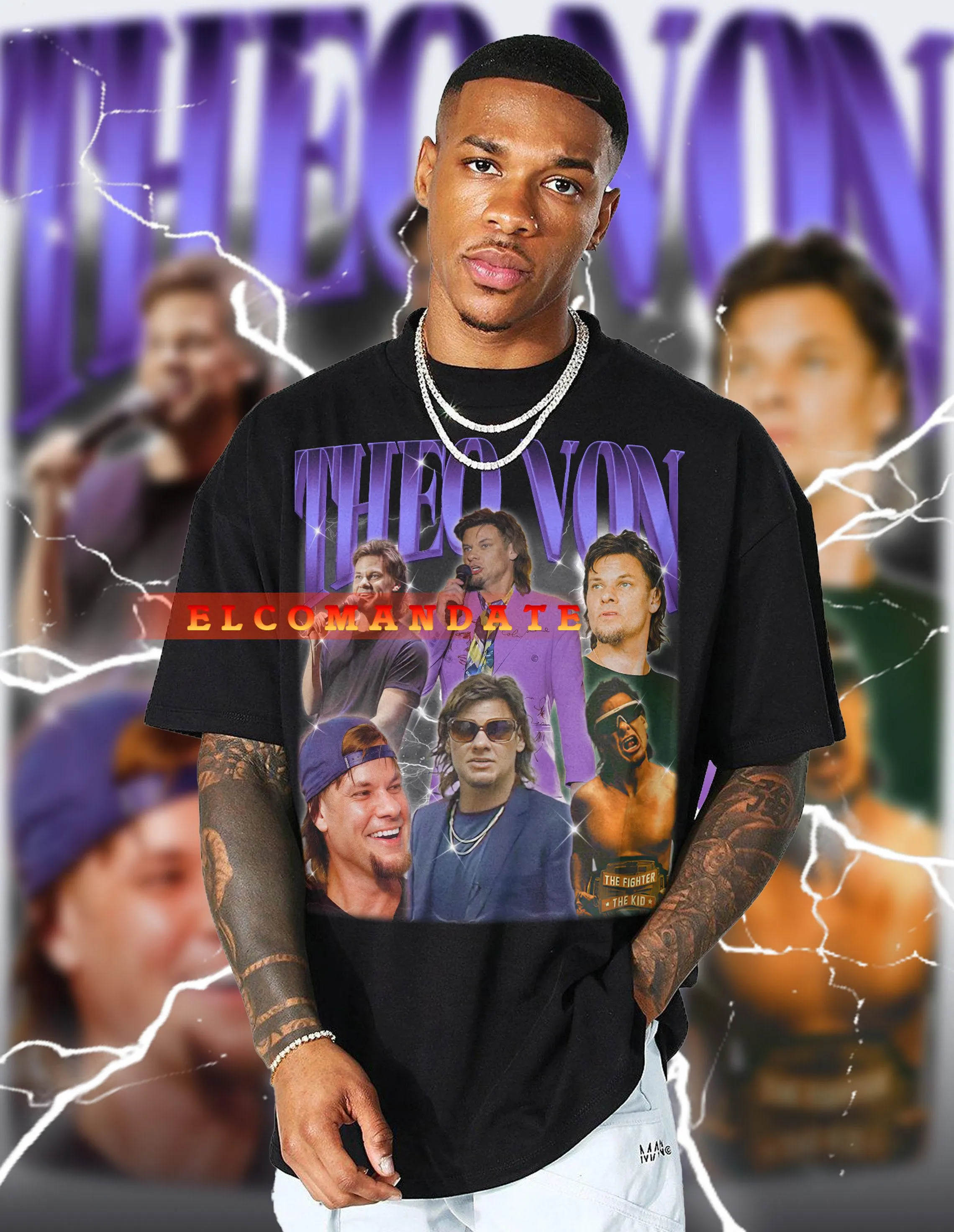 THEO VON Vintage Shirt, Theo Von Homage Tshirt, Theo Von Fan Tees, Theo Von Retro 90s Sweater, Theo Von Merch Gift, This Past Weekend - image 4