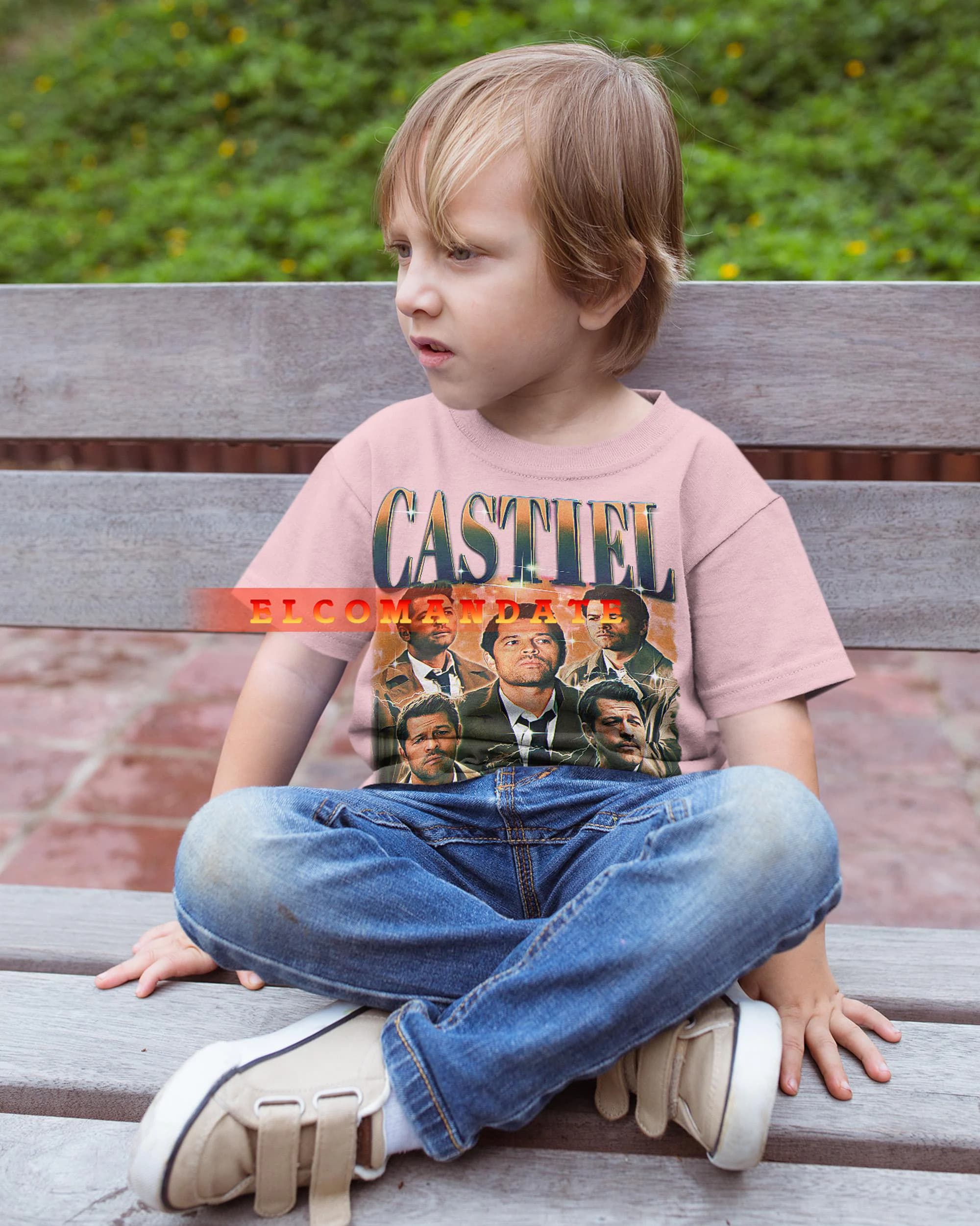 CASTIEL Shirt, Castiel Vintage Shirt, Castiel Retro 90s Tshirt, Castiel Bootleg Tee, Castiel Sweater, Misha Collins Shirt - image 3