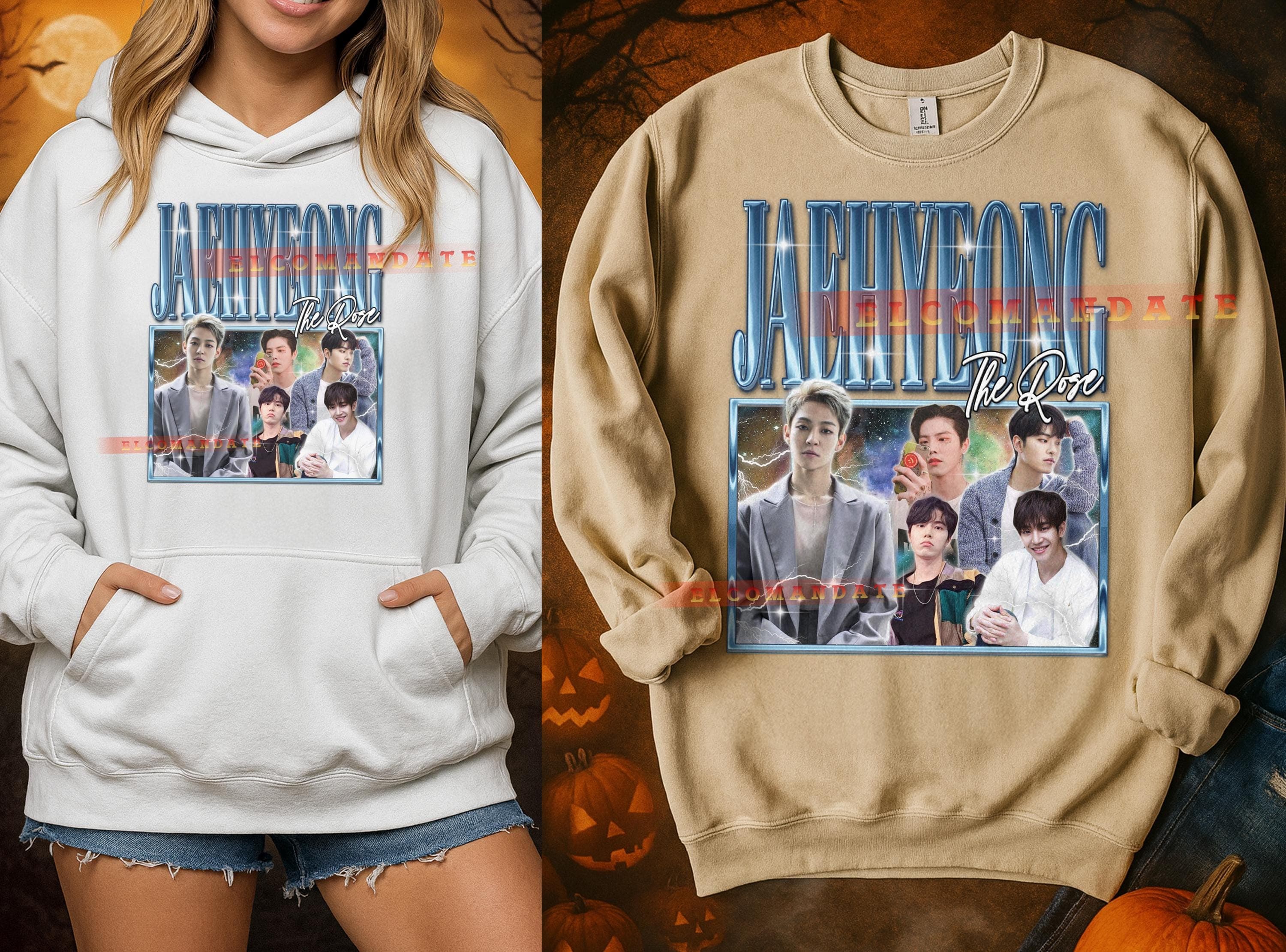 Jaehyeong The Rose Bootleg Shirt, Jaehyeong The Rose Vintage Tee, Jaehyeong The Rose 90s Tshirt, Jaehyeong The Rose Retro Tee, Kpop Bassist - image 4