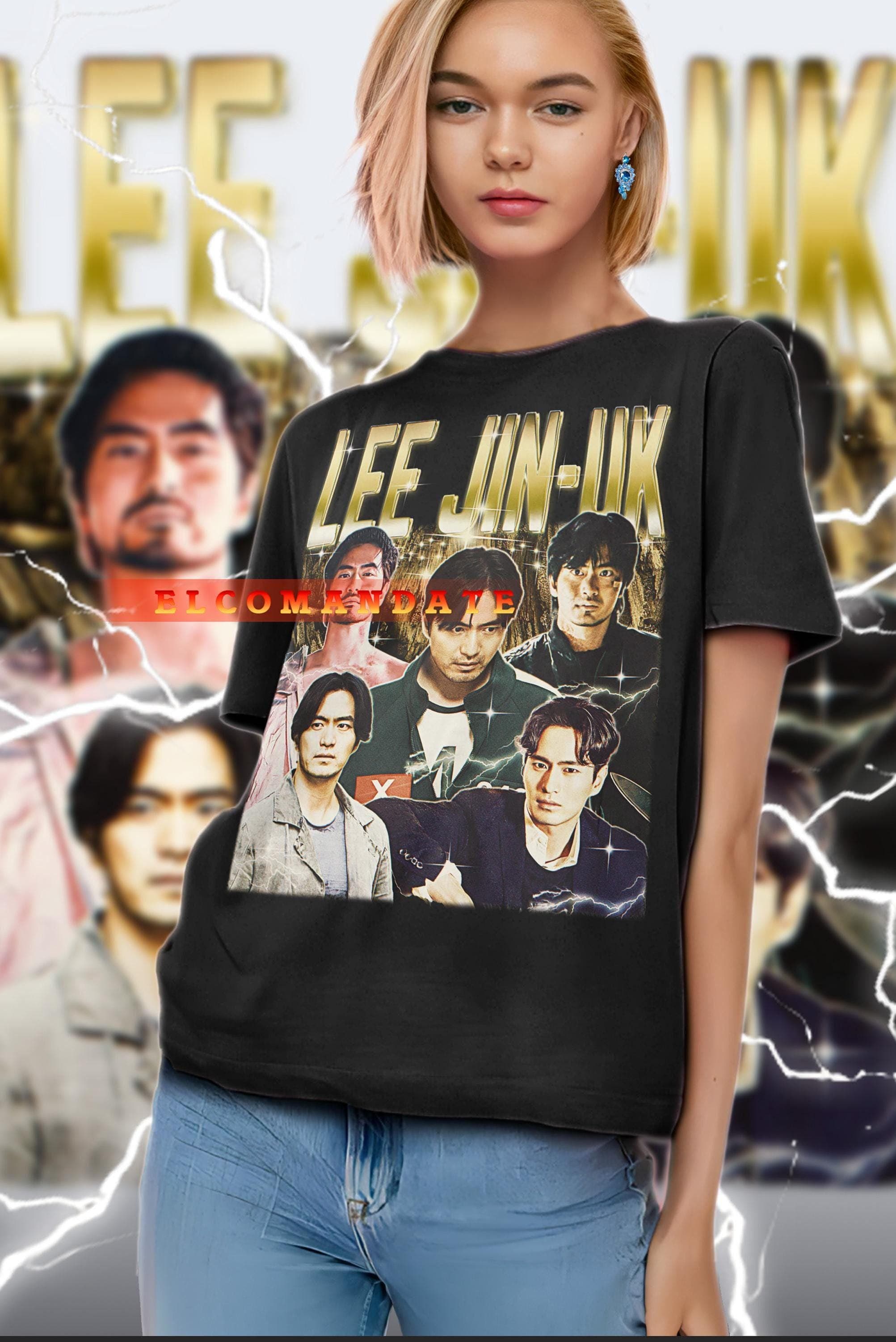 LEE JIN-UK Shirt - Lee Jin-uk Vintage Shirt, Lee Jin-uk Retro 90s Tshirt, Lee Jin-uk Bootleg Tee, Lee Jin-uk Sweater