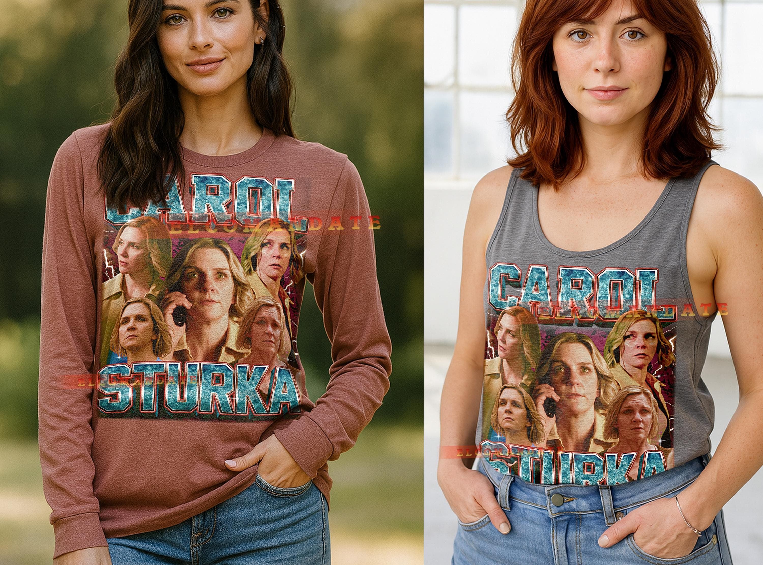 Carol Sturka T-Shirt, Vintage Star Celebrity Performer Retro Design Tee, 90s Retro Plur1bus , Vince Gilligan Pluribus Carol Sturka Sweater - image 5