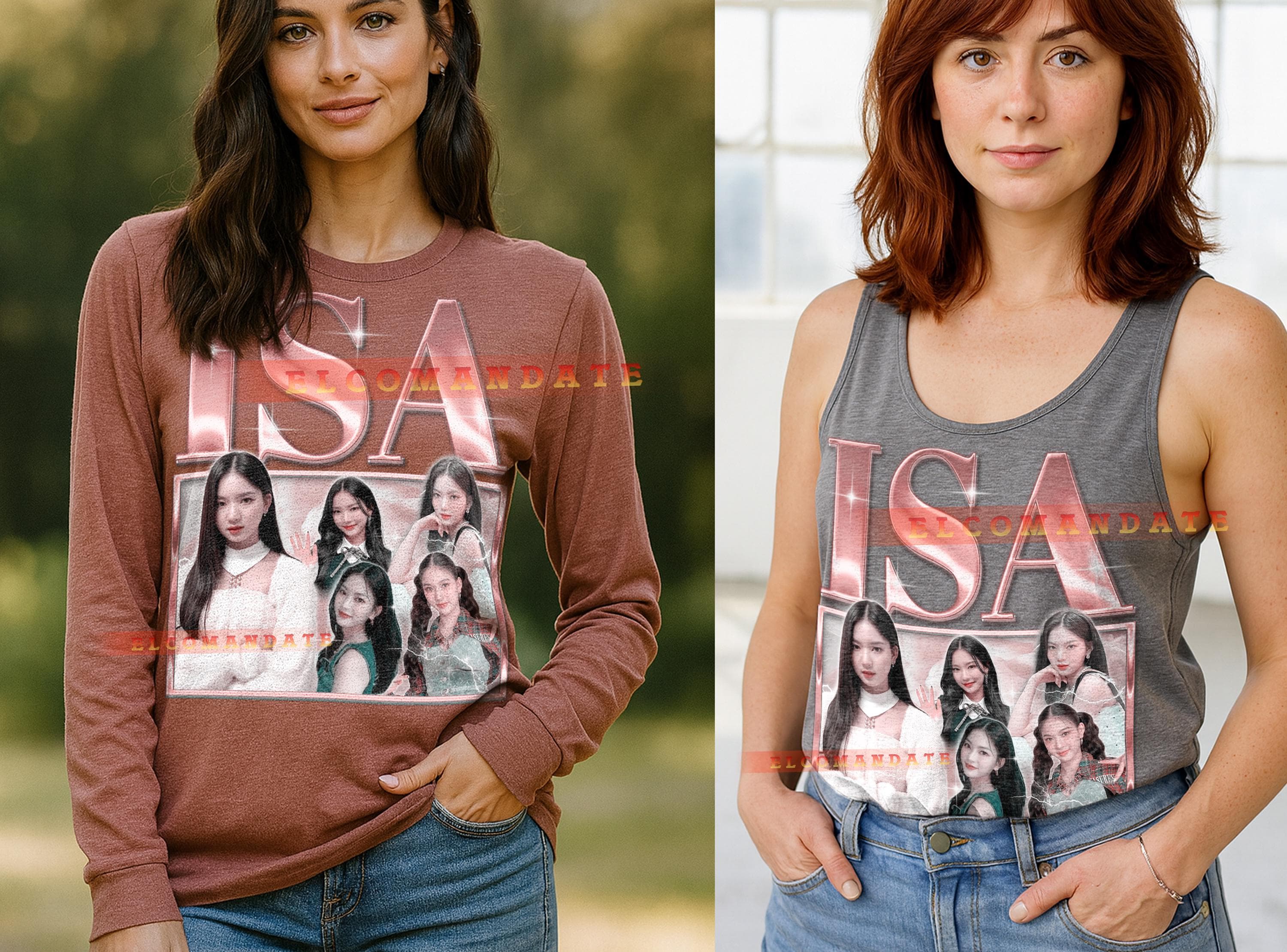 Isa StayC Bootleg Shirt, Isa StayC Vintage Tee, Isa StayC 90s Tshirt, Isa StayC Retro Tee, Kpop Idol Singer Retro 90s Adult Kids Tee - image 5