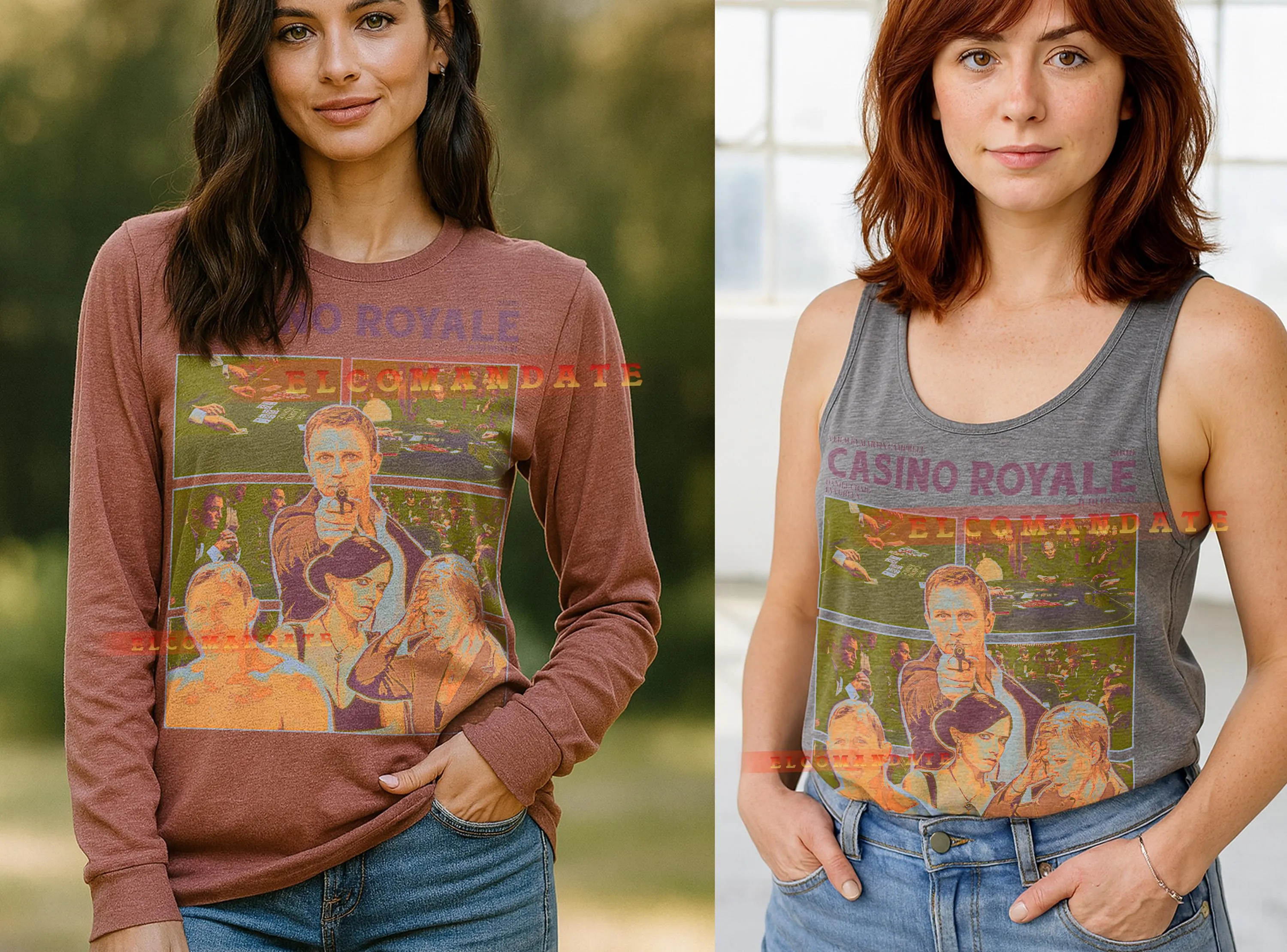 Casino Royale Bootleg Shirt, Casino Royale Vintage Tee, Casino Royale 90s Tshirt, Casino Royale Retro Tee, Spy Agent Classic - image 5