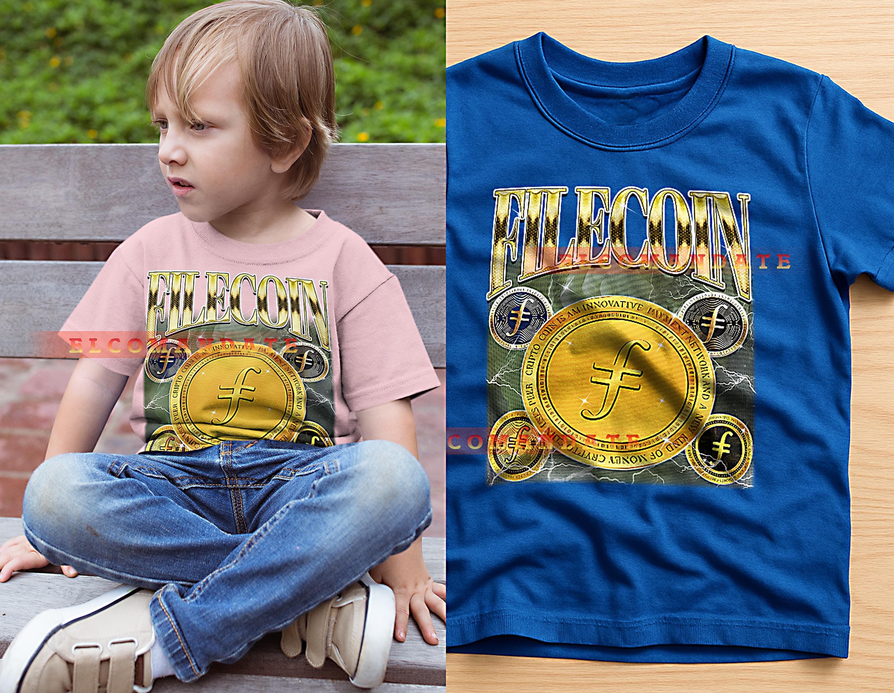 Filecoin Bootleg Tee, Filecoin Longsleeve Tee, Filecoin Retro Tee, Filecoin Vintage Tee, Filecoin 90s Tee - image 3