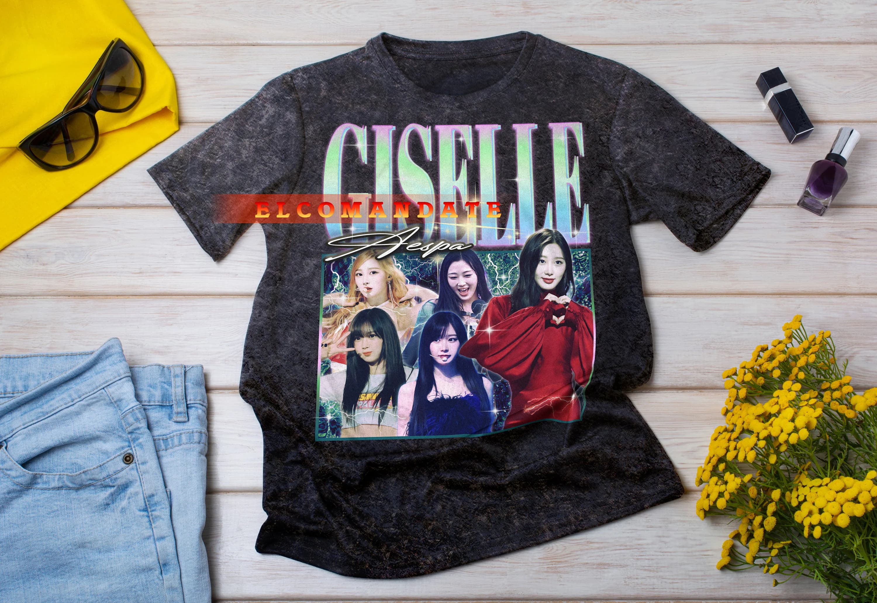 Giselle Aespa Kpop Shirt, Aespa Merch, Giselle Merch, Kpop T-Shirt, Giselle Fan Shirt, Giselle Aespa Merch, Aespa Concert Tee, Aespa Apparel - image 2