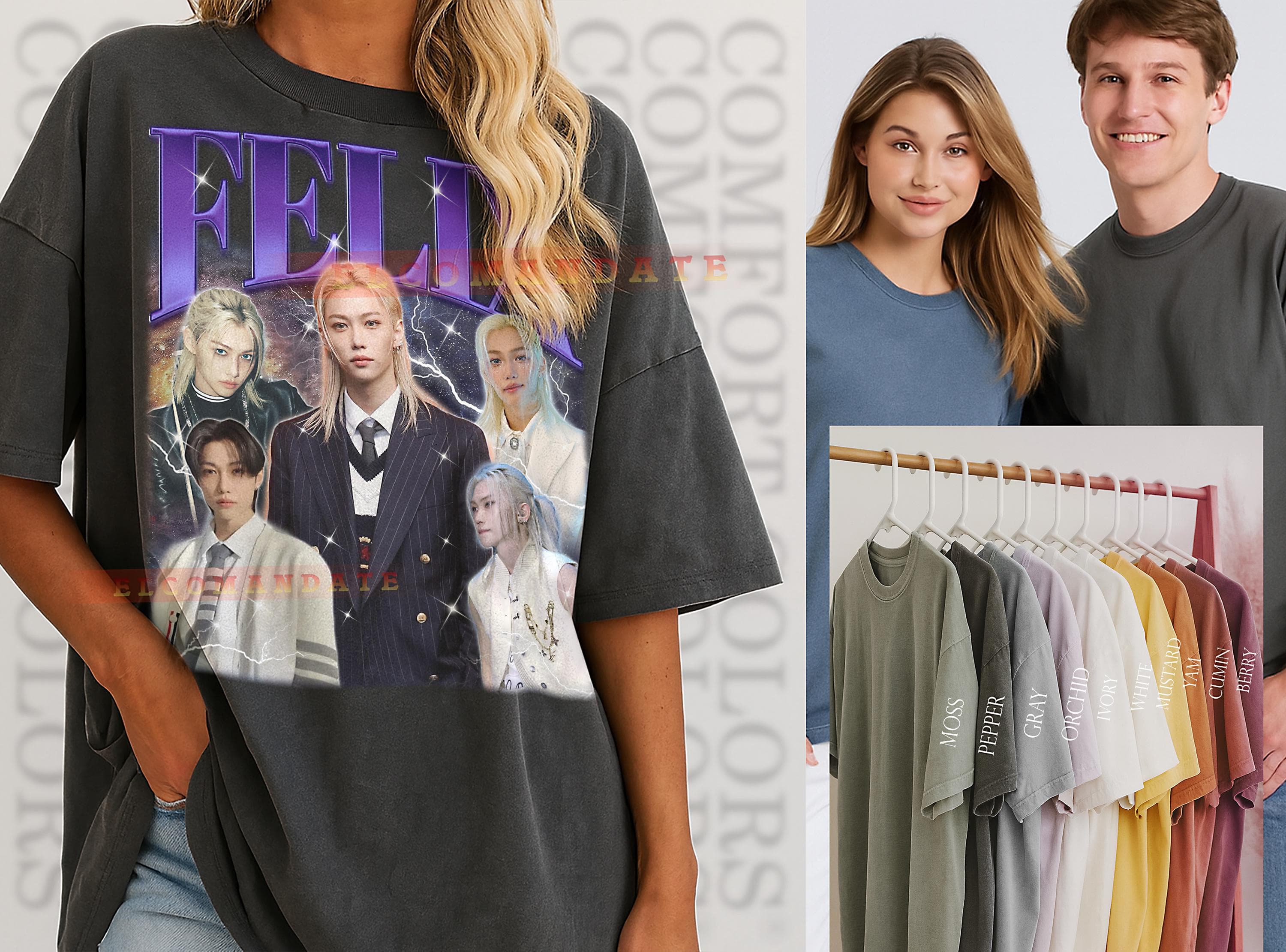 Felix Bootleg Shirt, Felix Vintage Tee, Felix 90s Tshirt, Felix Retro Tee, Felix Streetwear Throwback, Korean, Star, Artist - image 3