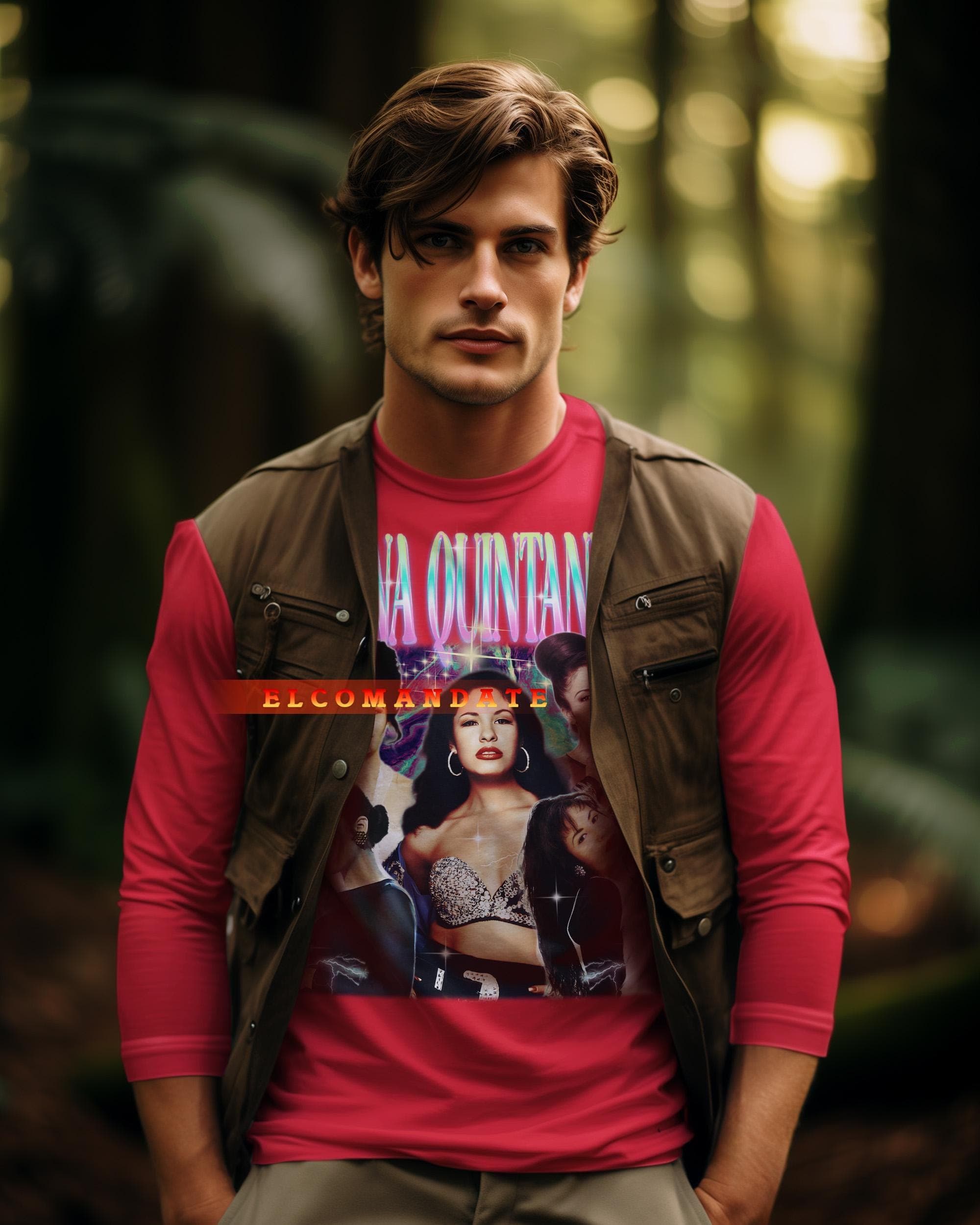 SELENA QUINTANILLA Homage Shirt, Selena Quintanilla Retro Shirt, Selena Quintanilla 90s Tshirt, Selena Quintanilla Bootleg - image 4