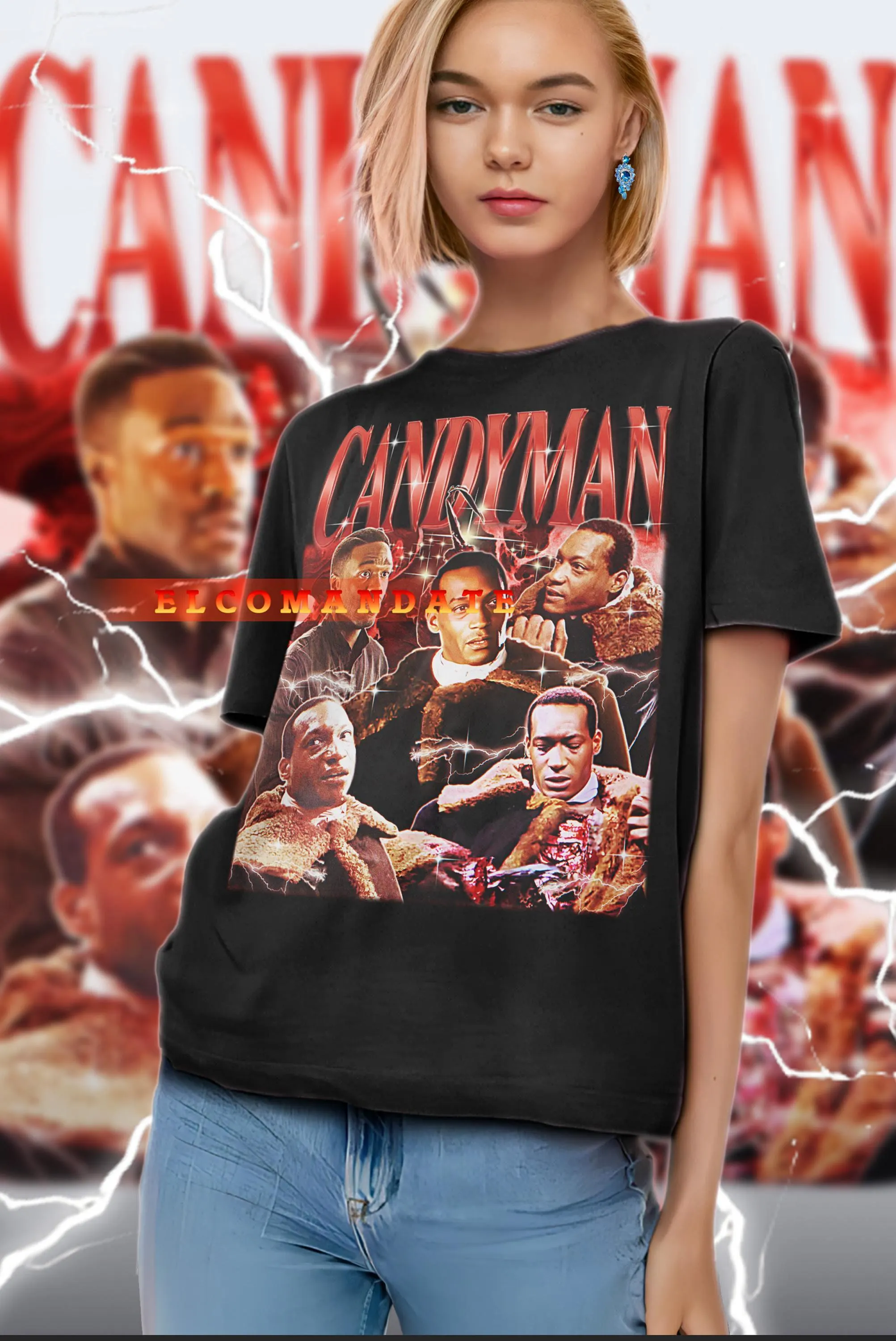 CANDYMAN Shirt, Candyman Vintage Shirt, Candyman Retro 90s Tshirt, Candyman Bootleg Tee, Candyman Sweater