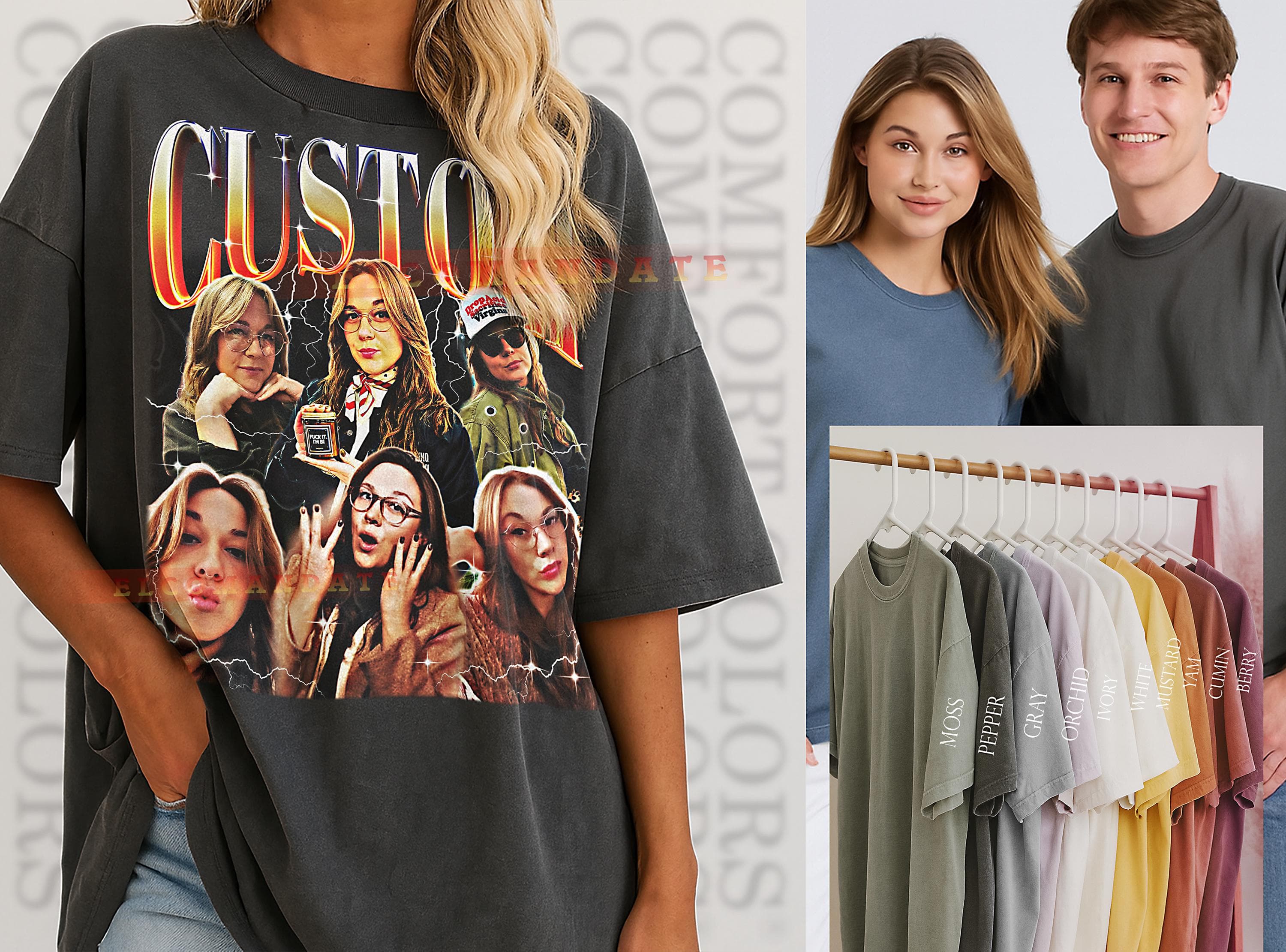 Custom 90s Bootleg, Custom Personalized Shirt, Custom Vintage Gift, Custom Unique Tee, Custom Retro Style Shirt, Custom GF Shirt - image 3