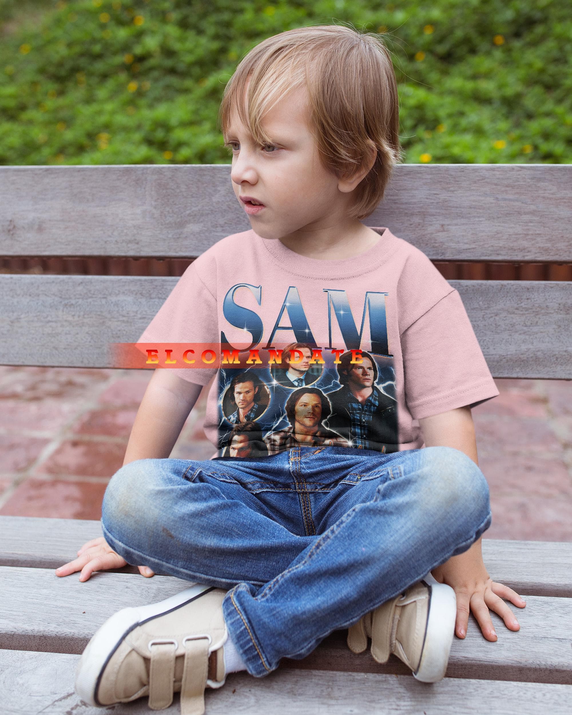 SAM WINCHESTER Shirt, Sam Winchester Vintage Shirt, Sam Winchester Retro 90s Tshirt, Sam Winchester Bootleg Tee, Sam Winchester Sweater - image 3