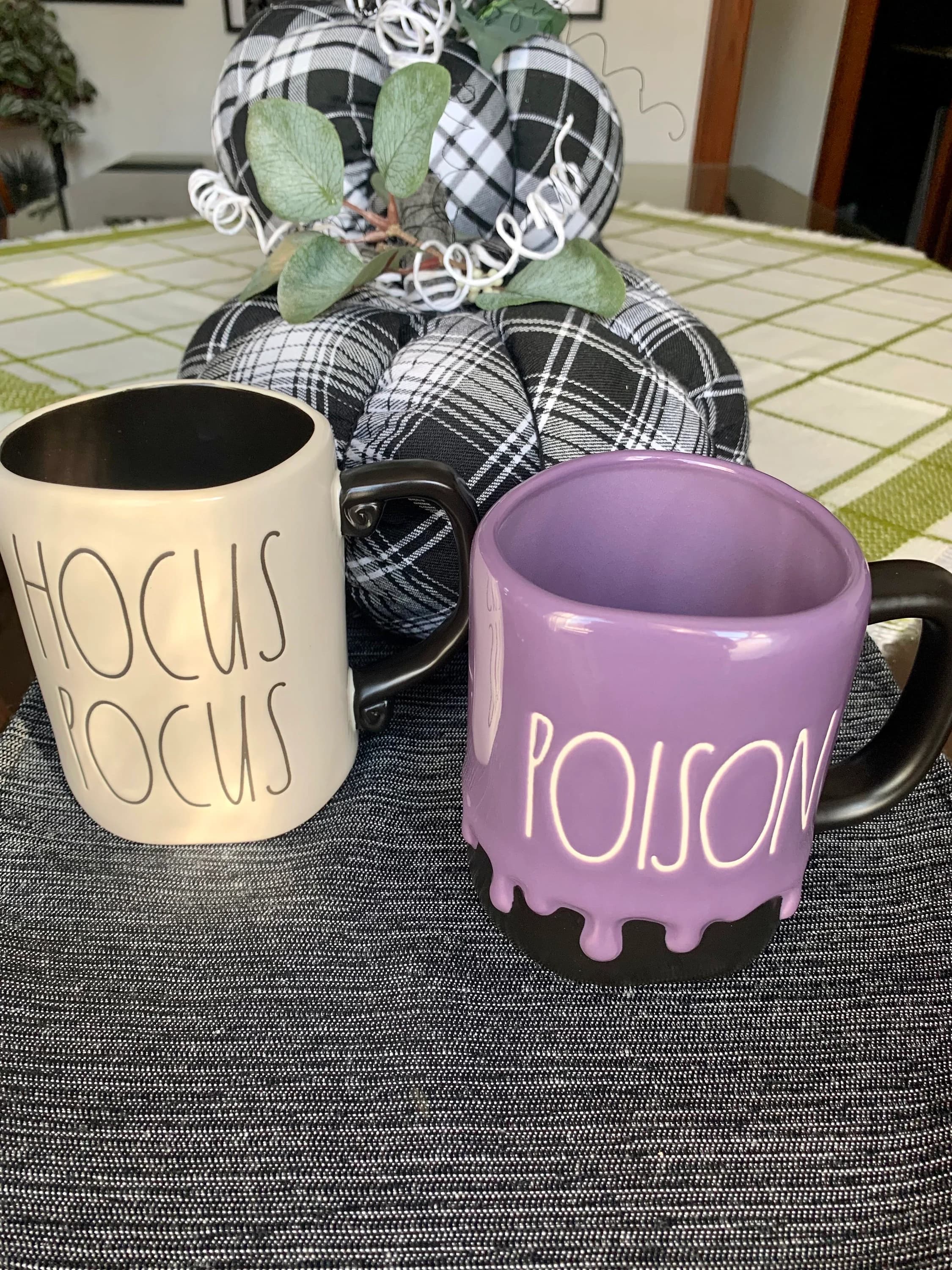RAE DUNN Handcrafted 16 fl oz Ceramic Halloween Coffee Mug| Poison Mug| Hocus Pocus Mug| Fall Mug| Oversized Mug| Rae Dunn Collectors Mug - image 4
