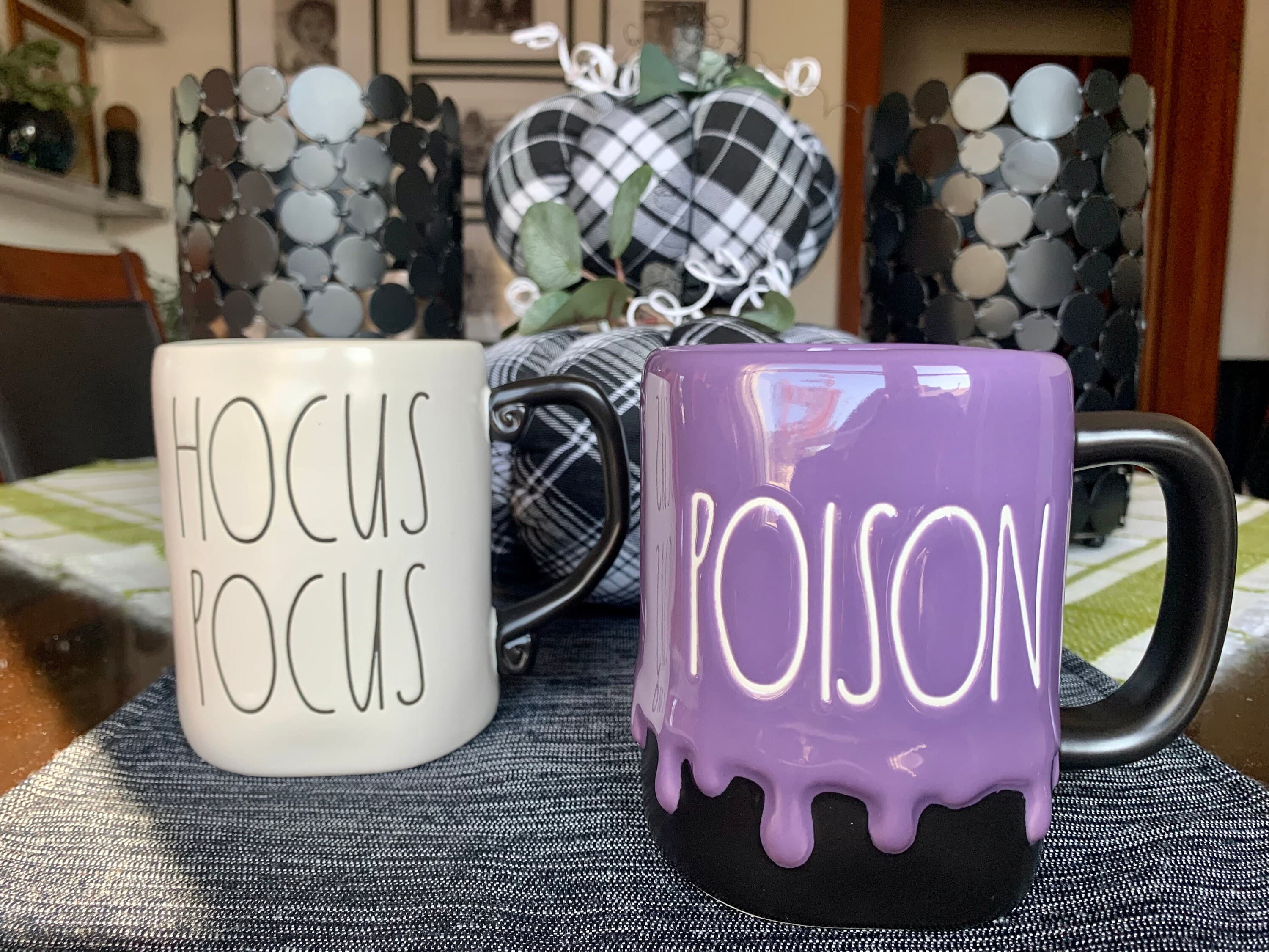 RAE DUNN Handcrafted 16 fl oz Ceramic Halloween Coffee Mug| Poison Mug| Hocus Pocus Mug| Fall Mug| Oversized Mug| Rae Dunn Collectors Mug - image 3