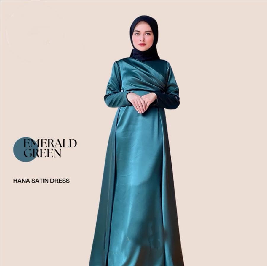 Minimalist Modest Dinner Dress, Draped Formal Maxi Dress, Islamic Evening Wear for Wedding Guest & Eid Bridesmaid Gown in 15 Colors - image 4