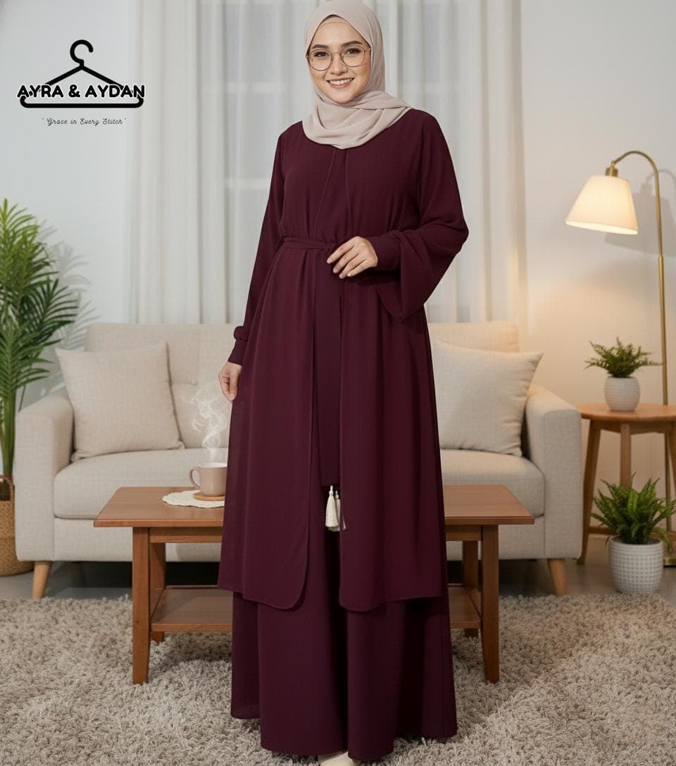 Vintage White Maxi Dress | Long Sleeve Casual Sundress | Double Layer Modest Gown | Muslim Friendly Clothing | Flowy Summer Dress - image 4