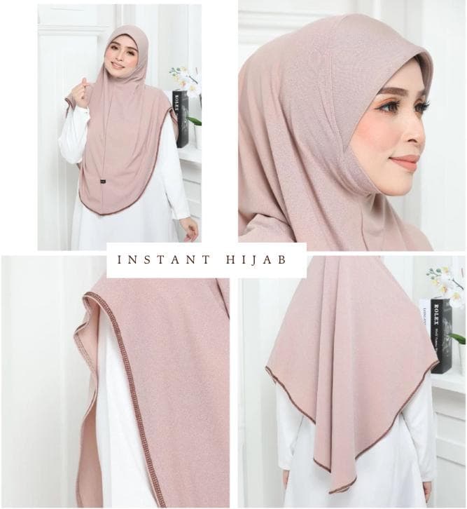 Slip-On Instant Hijab 2XL - Premium Moss Crepe Muslimah Hijab, Modest Fashion, Ready-to-Wear Headscarf - image 4