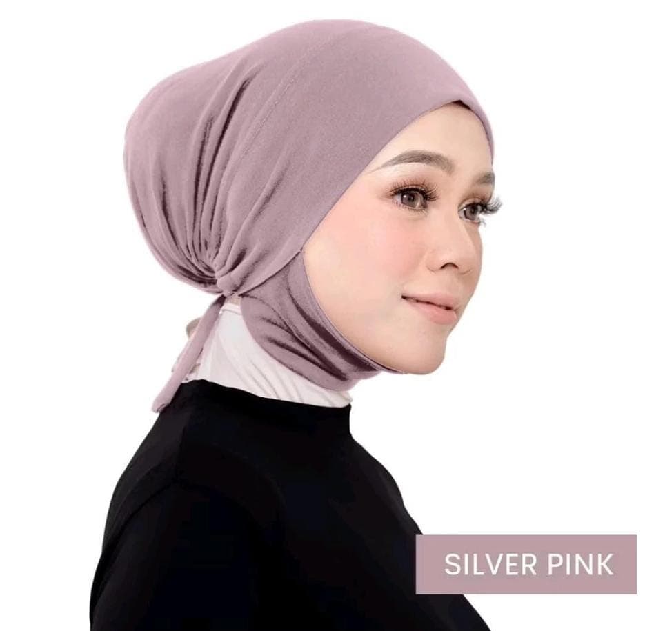 Cotton Under Scarf Inner Hijab - Soft & Elegant Instant Scarf for Modest Fashion | Tie Back Bonnet Cap with Chin Support | 30 Color Options - image 3