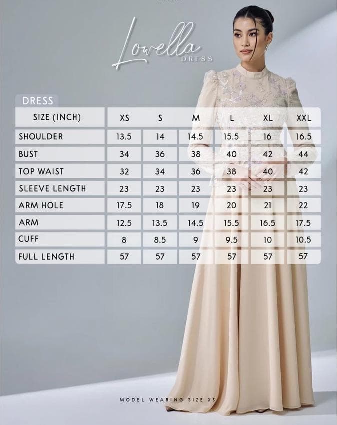 Elegant Modest Long Dress with Lace Embroidery, Bridesmaid Gala Dinner Dress, Kebaya Style Evening Gown, Muslimah Occasion Wear, Custom Fit - image 3