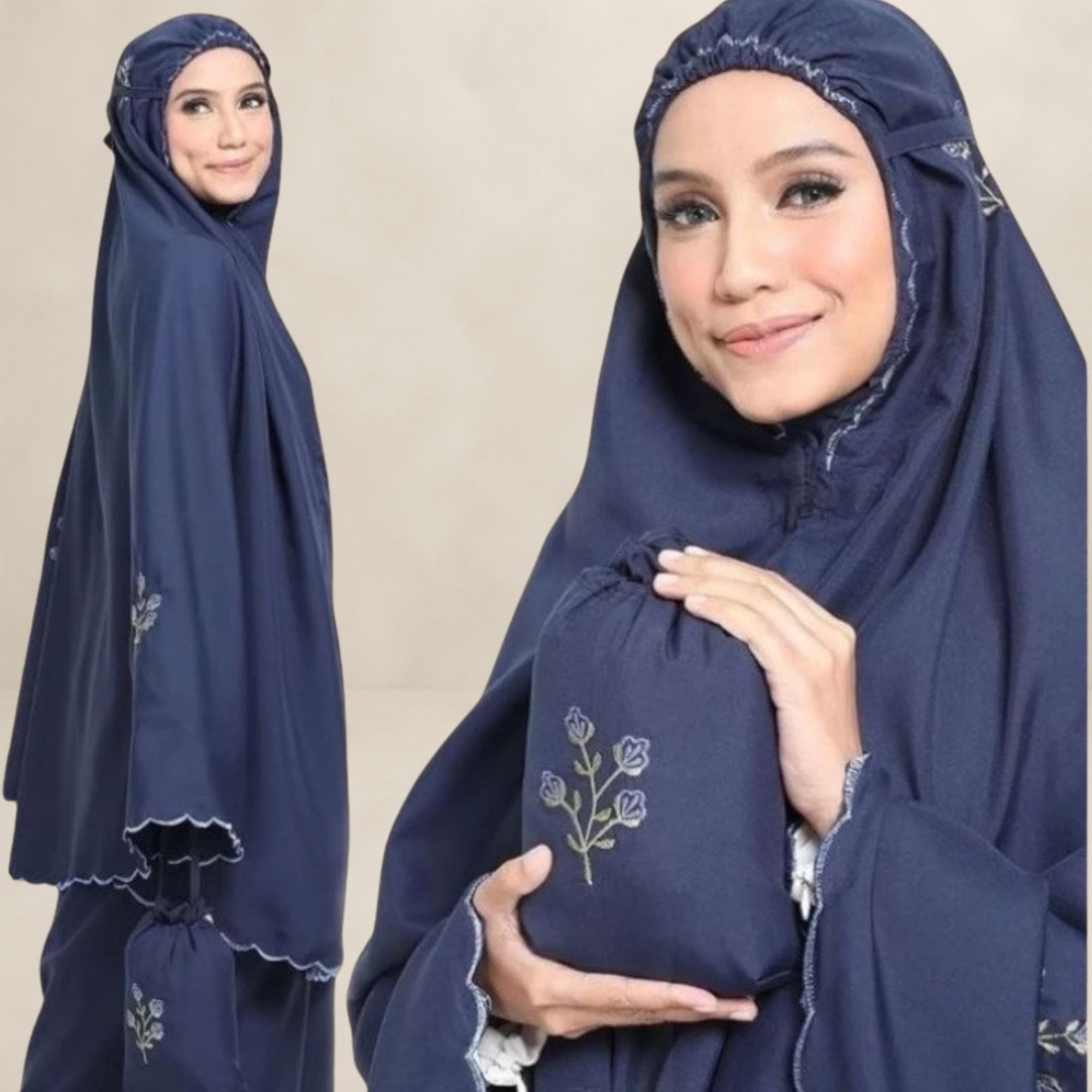 Travel Mini Pouch Prayer Garment for Adults with Floral Embroidery [Free Prayer Garment Bag] - image 3