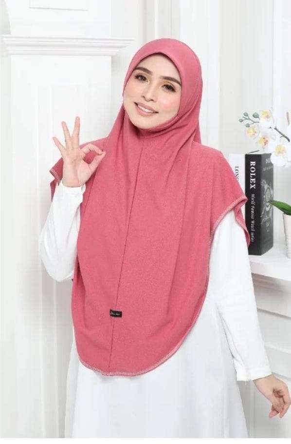 Slip-On Instant Hijab 2XL - Premium Moss Crepe Muslimah Hijab, Modest Fashion, Ready-to-Wear Headscarf - image 5