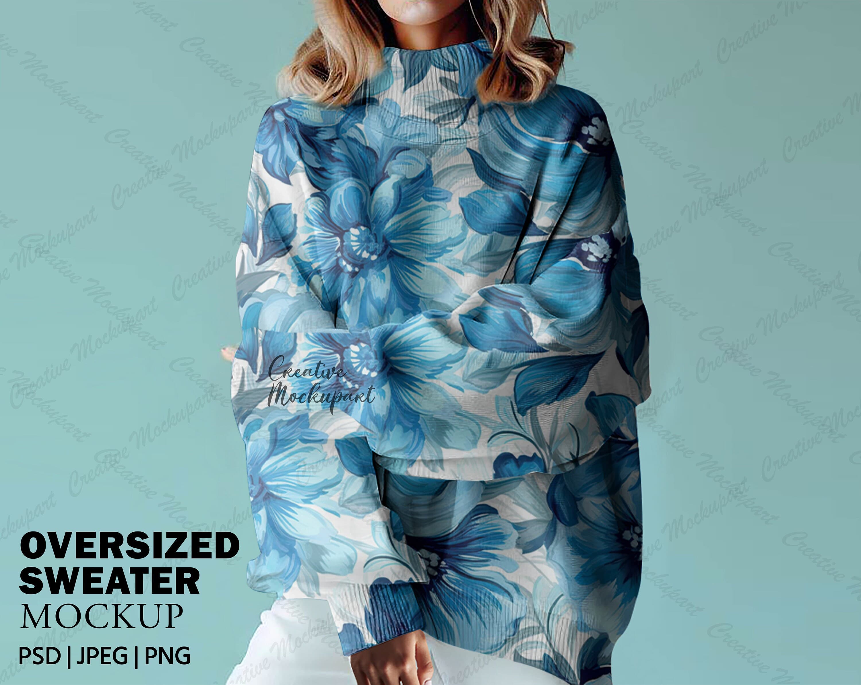 Oversized Sweater Mockup
