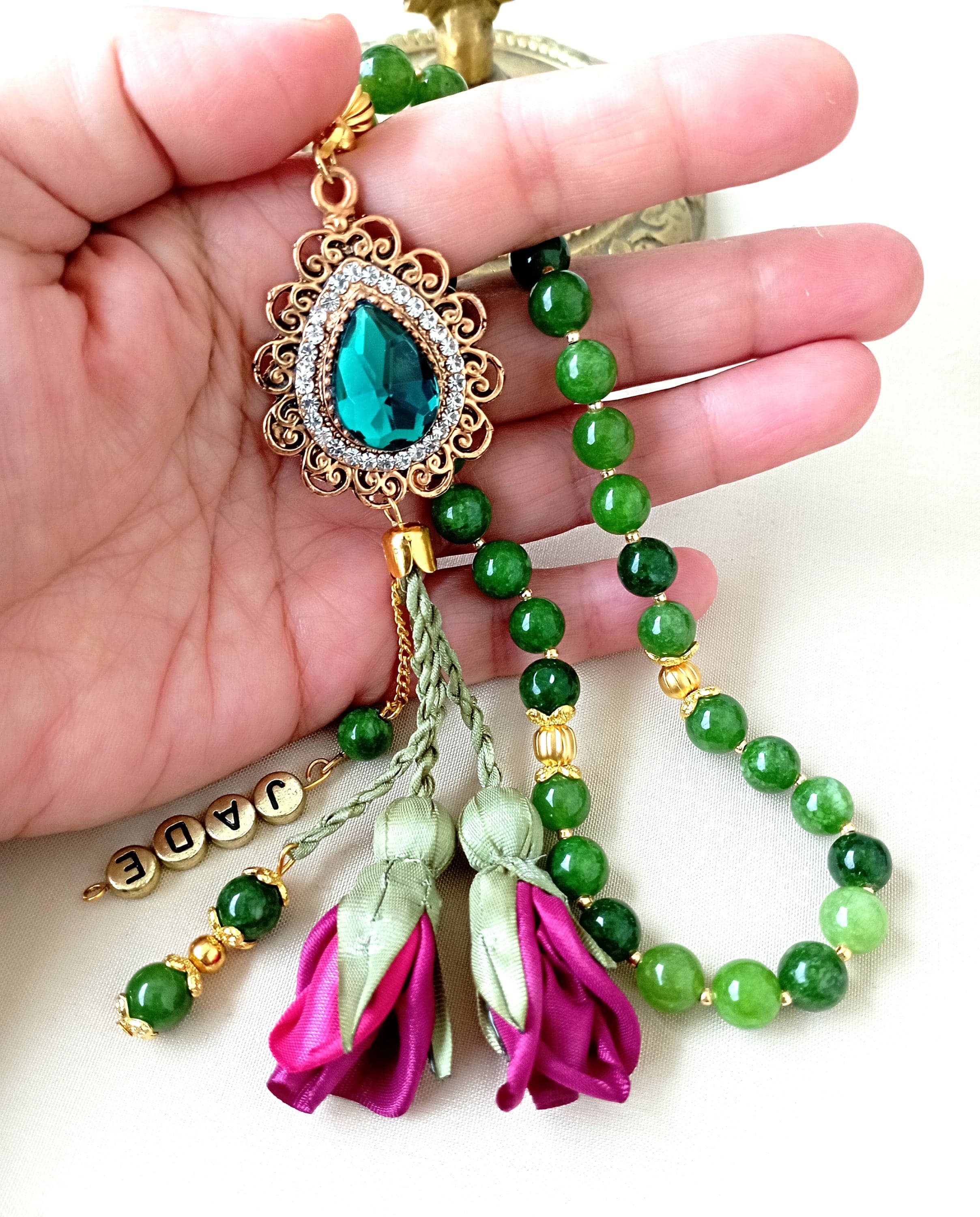 green tasbih