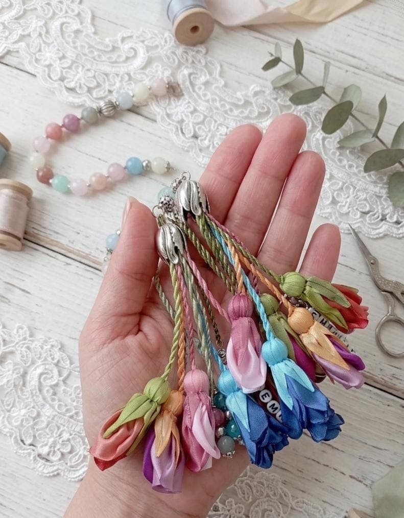 Pastel Colored Stone Tasbihs, Rosary 33*8 mm Personalized  Gift Ideas, - image 4