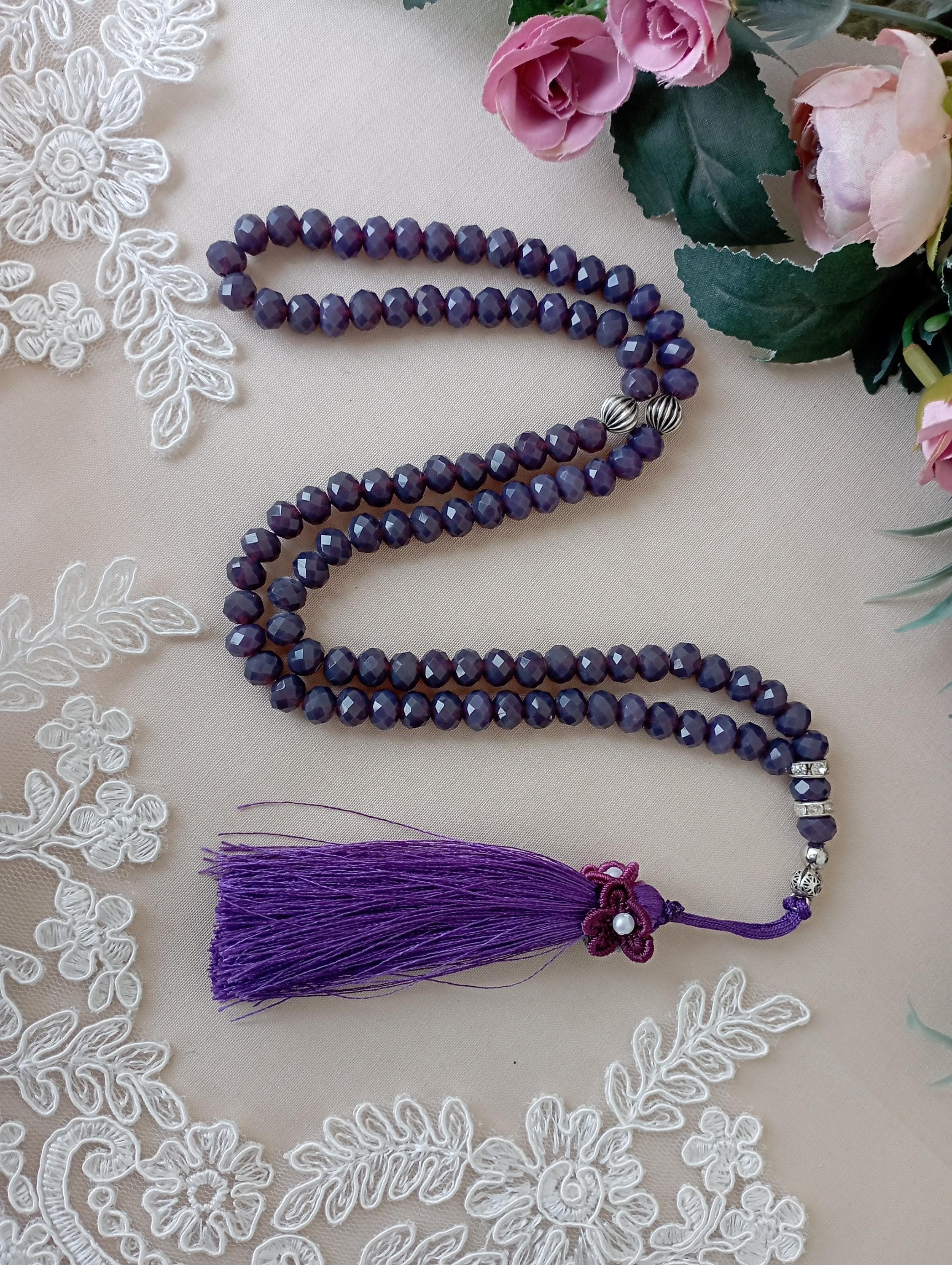 Crystal Islamic Prayer Beads: 99 Tasbih, Ramadan Gift, Bulk Tasbihs - image 3
