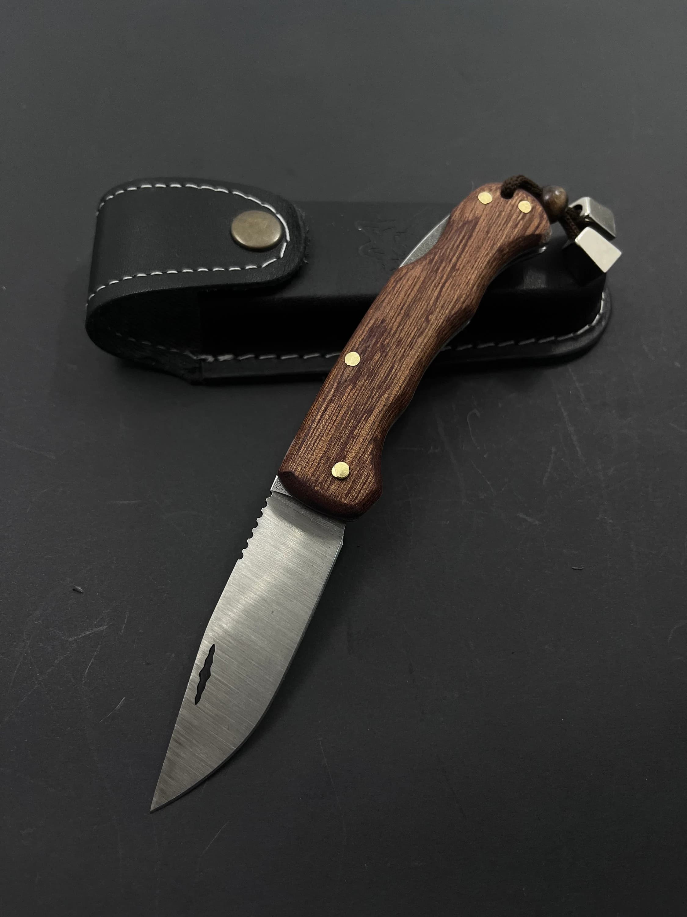 Personalized Camping Folding Knife: 4116 Stainless Steel, Customized Groomsmen Gift - image 5