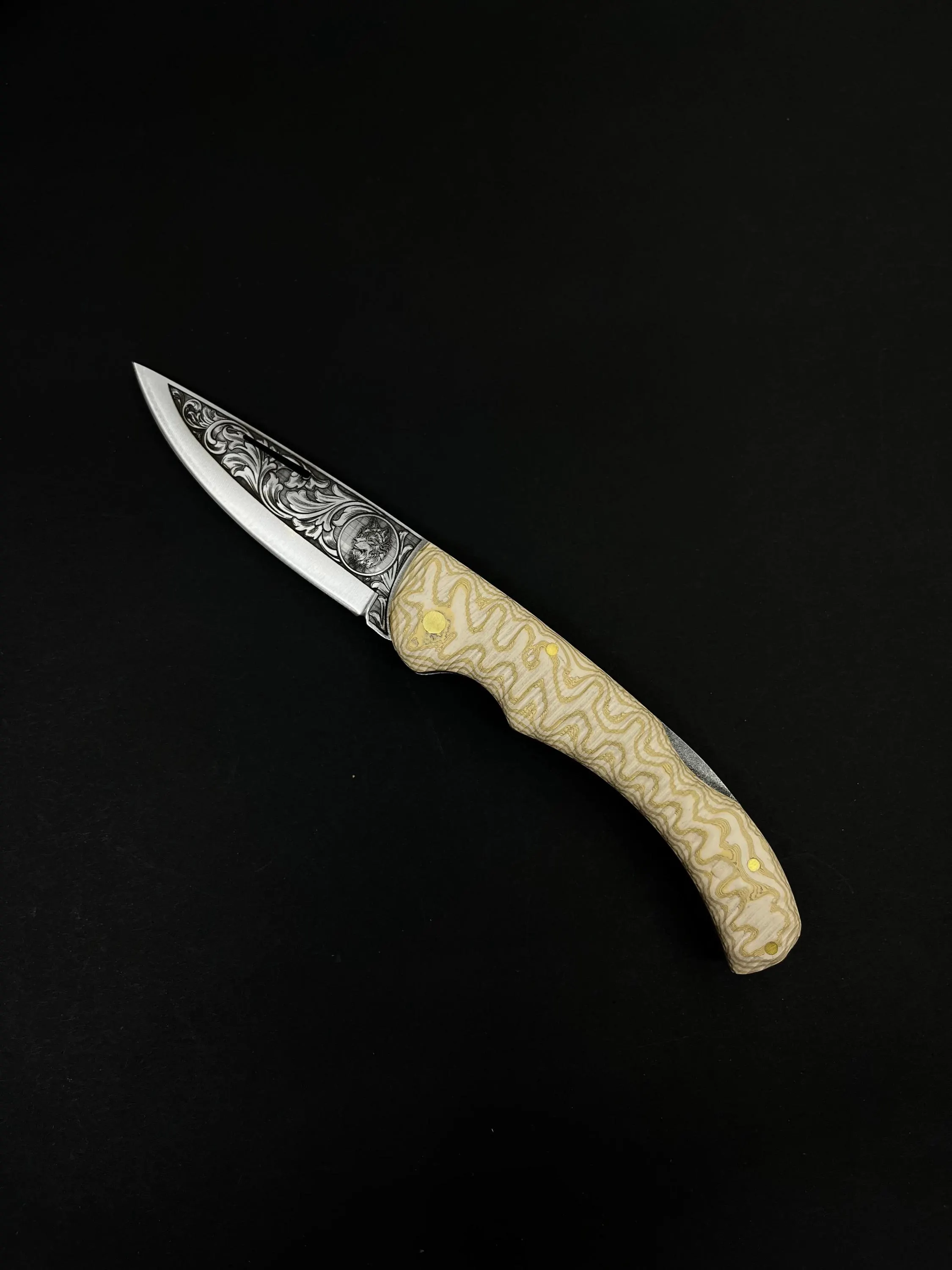 Stainless Steel Folding Pocket Knife: Hunting and Camping Gift - image 4