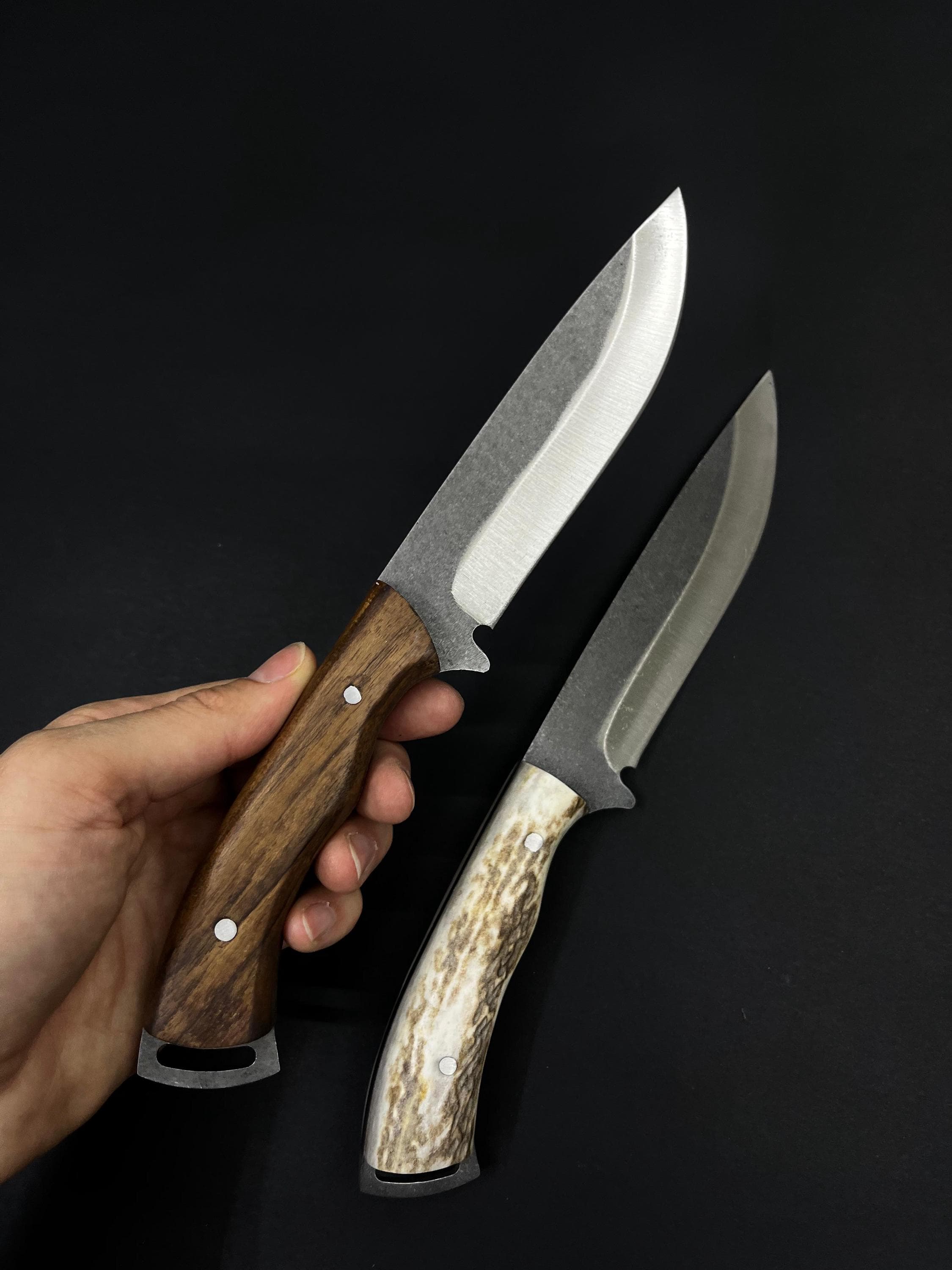 Handcrafted Full Tang Bushcraft Knife: Custom Engraved Camping Outdoor Knife - image 3