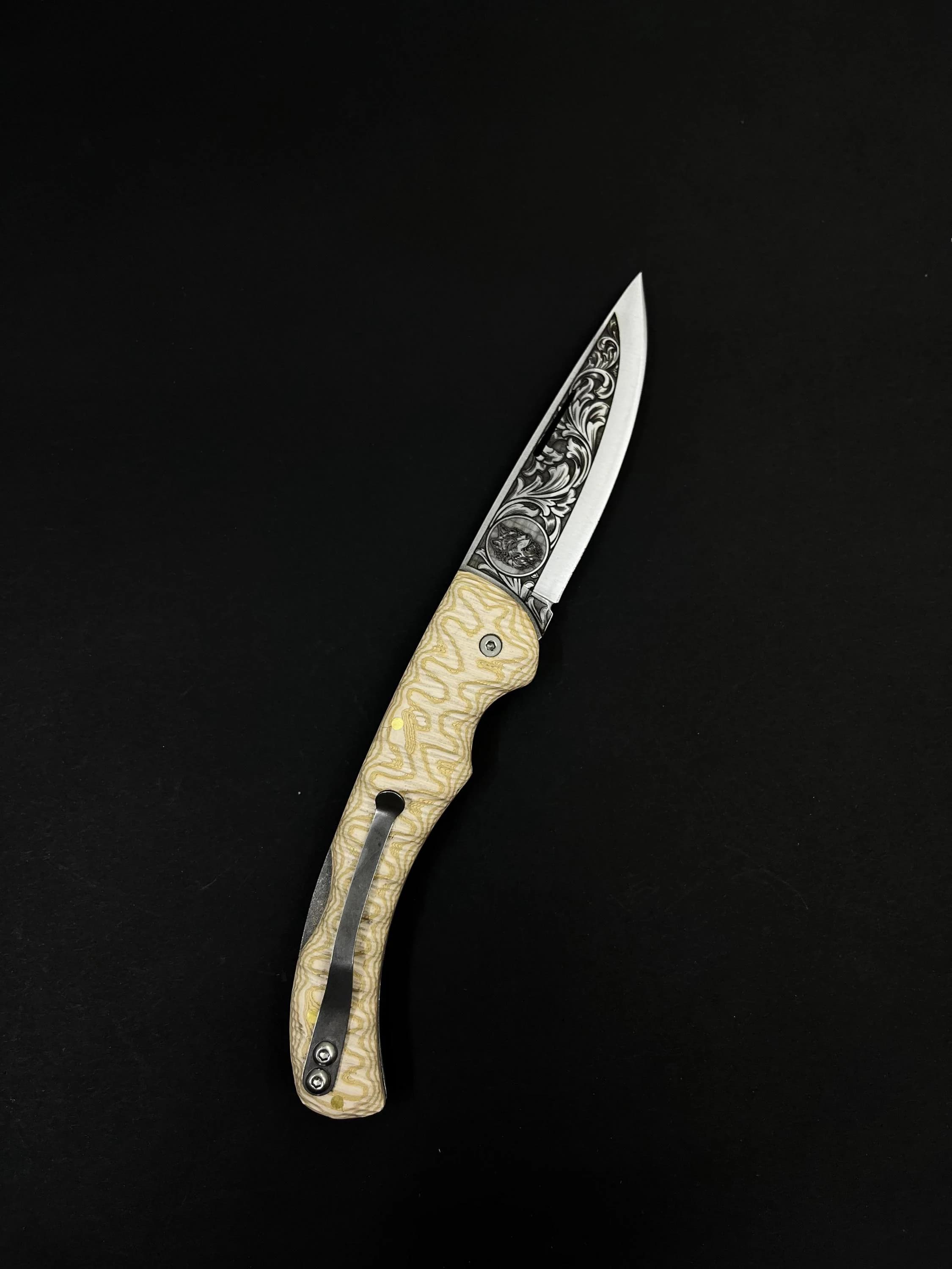 Stainless Steel Folding Pocket Knife: Hunting and Camping Gift - image 5
