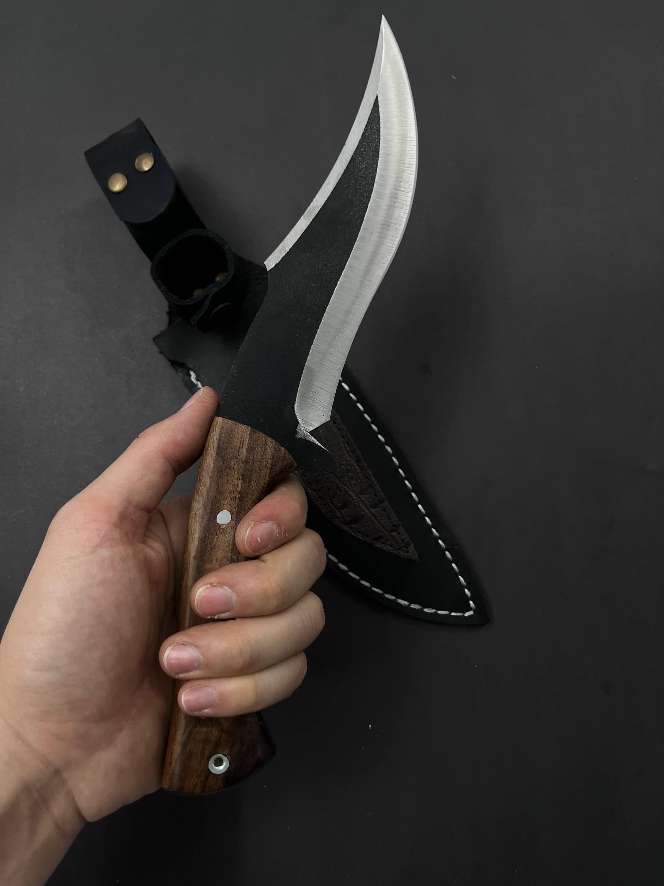 Customizable Stainless Steel Hunting Knife: Engraved Gift for Groomsmen - image 5