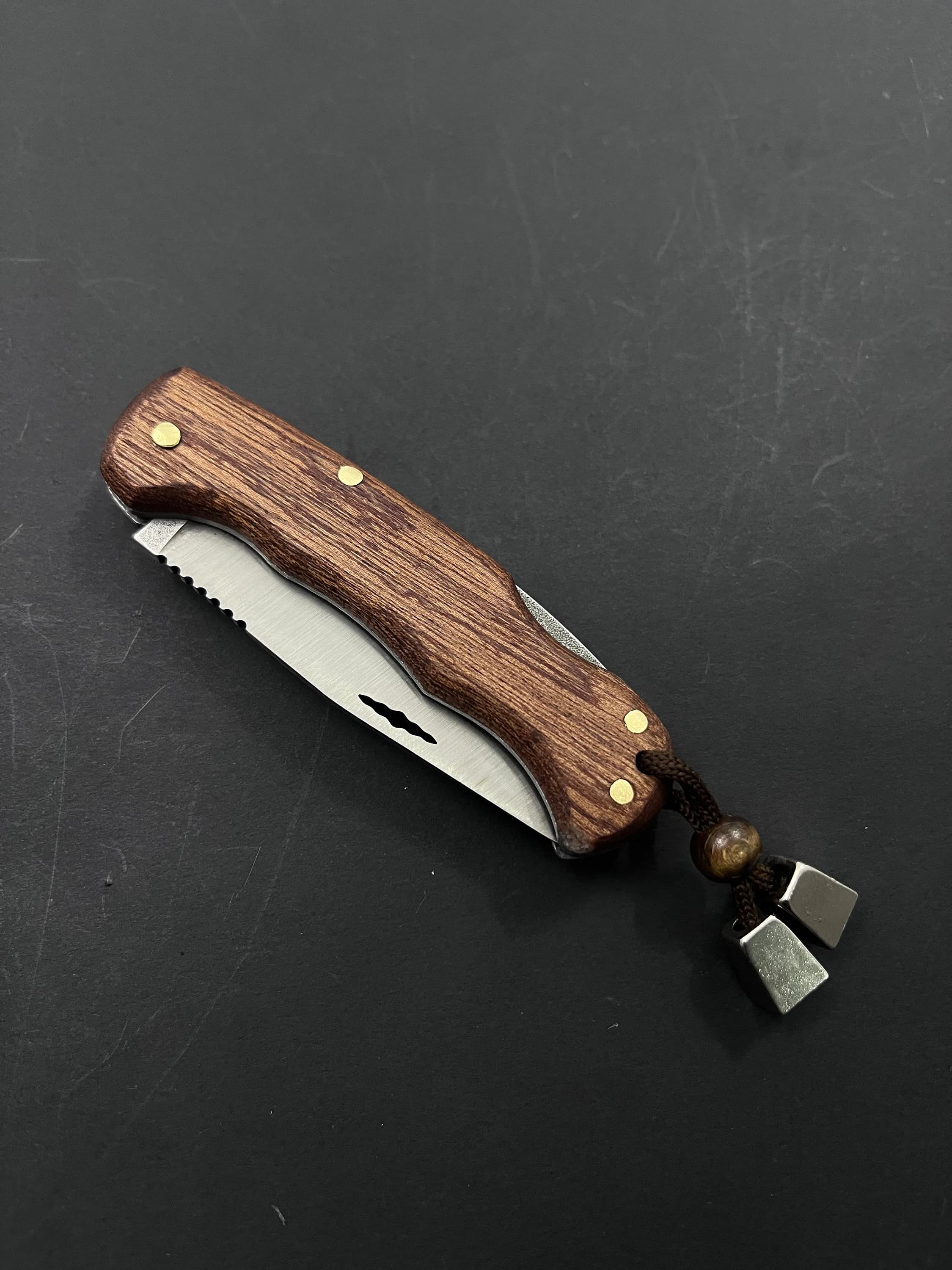 Personalized Camping Folding Knife: 4116 Stainless Steel, Customized Groomsmen Gift