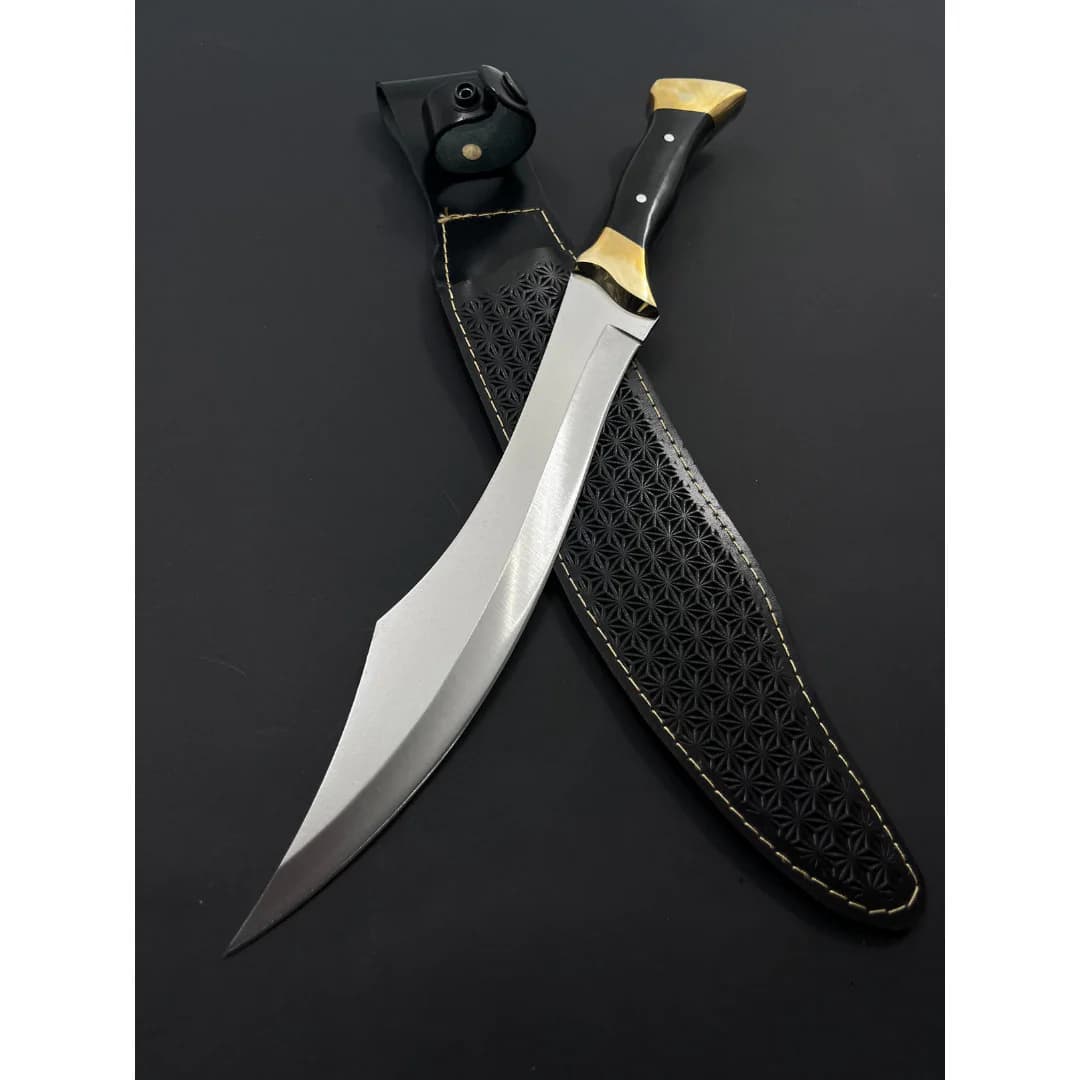 15" Handmade Hunting Machete Knife: Wedding Cake Knife, Christmas Gift for Camper Husband