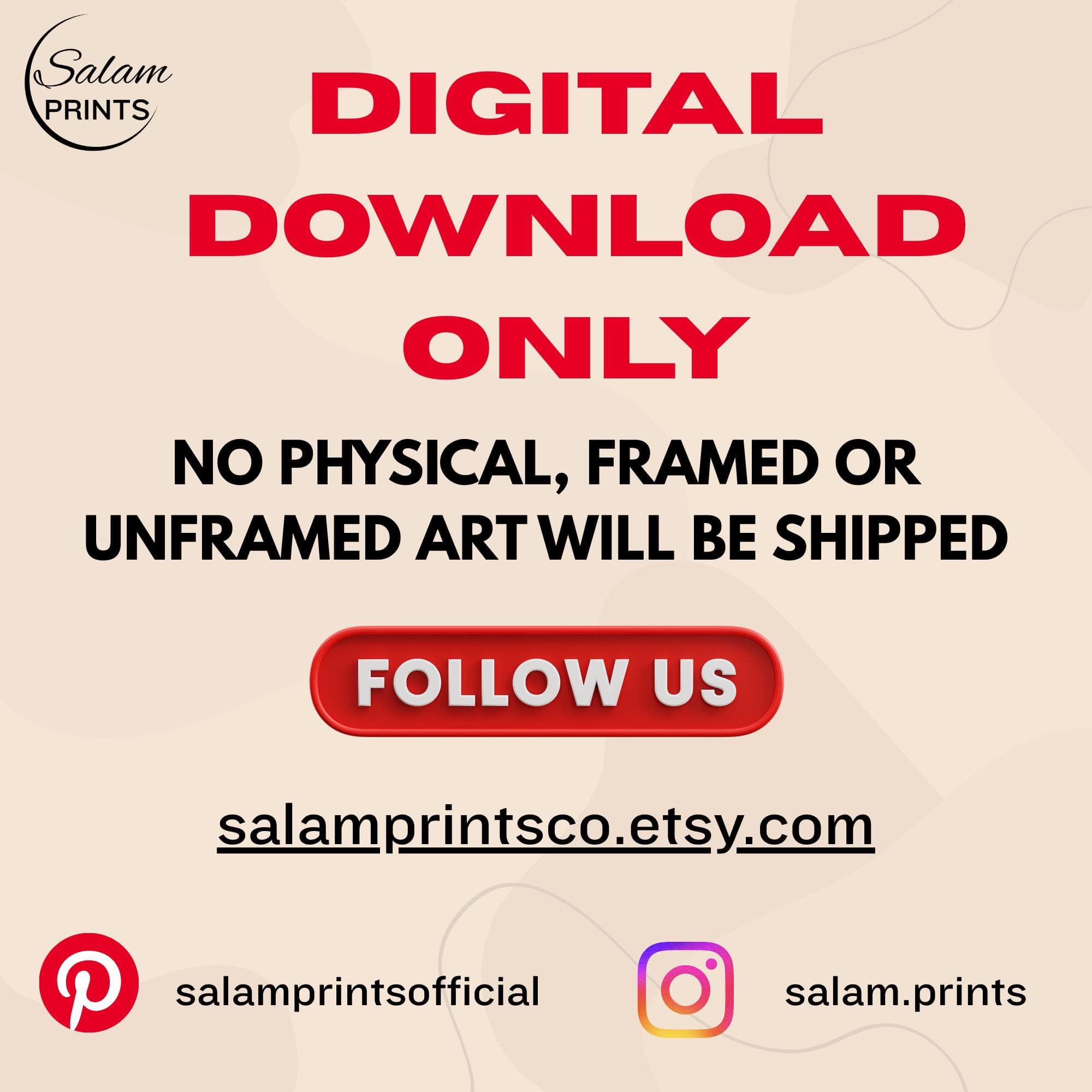 Bismillah Alhamdulillah Insha Allah Wall Art Set of 3 Digital Islamic Art | Black White Islamic Typography | Muslim Home Decor Printable - image 4