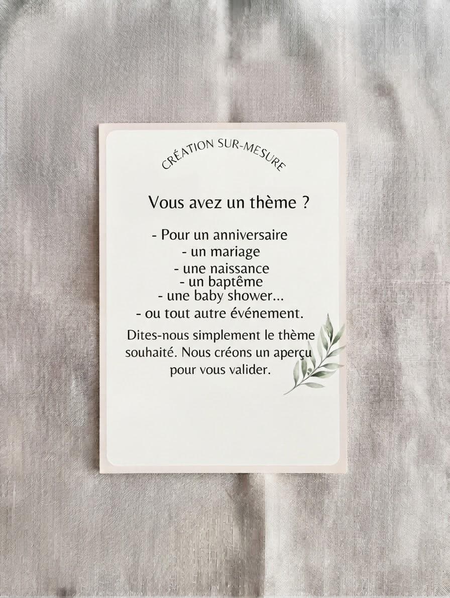 Cadeau Invité baptême Chocolat Personnalisé |Garçon et Fille | Thème souhaité | Carte de Bienvenue Bébé Baptême - image 3