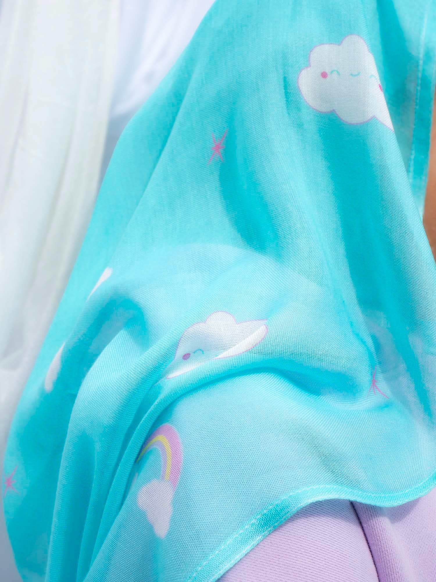 Girls Instant Modal Hijab • Kawaii Chibi Pop, Ages 3-16 - image 4