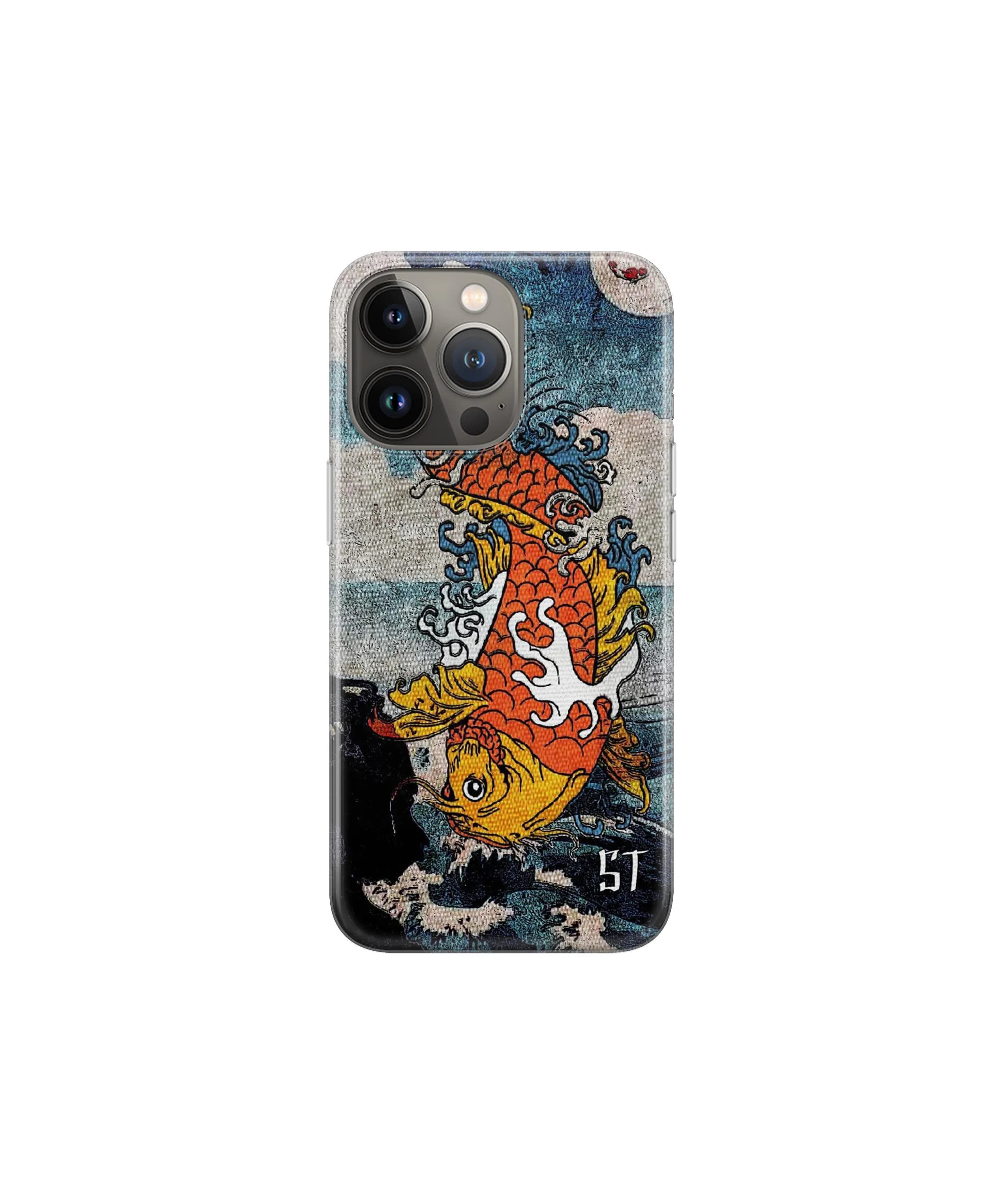 Japanese Koi Fish Phone Case Traditional Wave Art Cover for iPhone 18 Pro Max 17 16 15 14 13 12 11 X 8 7 6 Samsung S26 Ultra S25 S24 S23 S22 - image 3